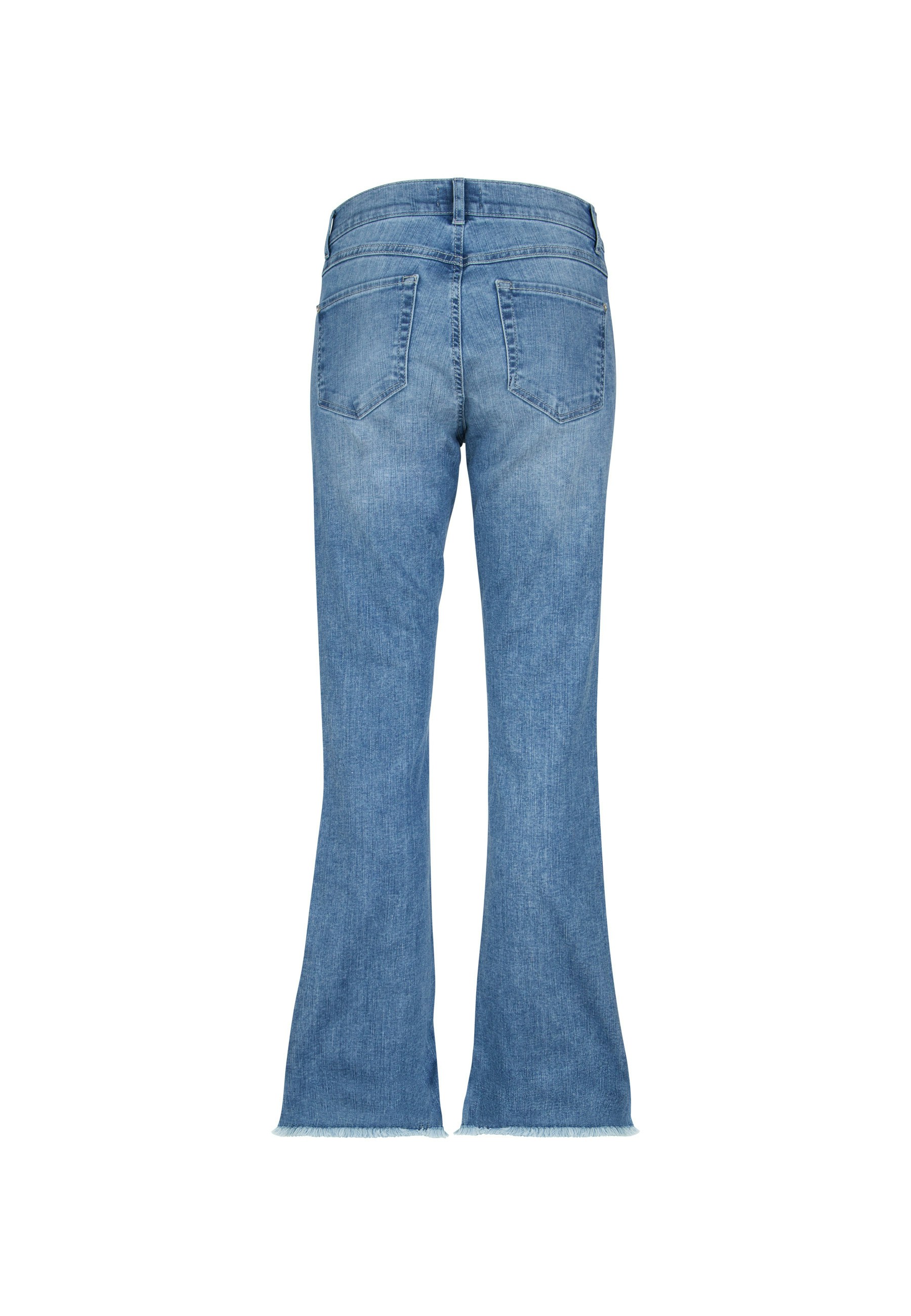 Jeans Leni Slit Fringe mit Saum-Schlitz