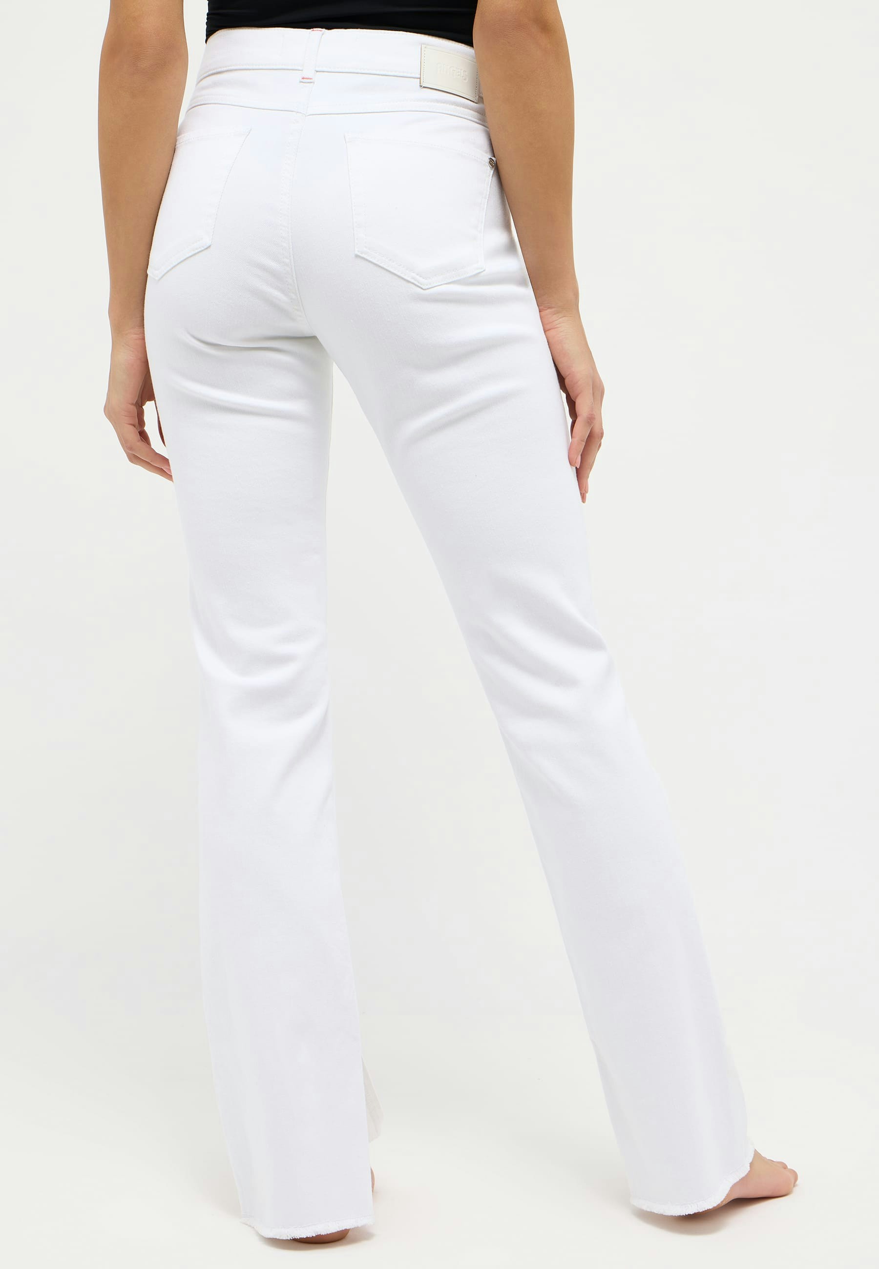 Jeans Leni Slit Fringe mit Saum-Schlitz