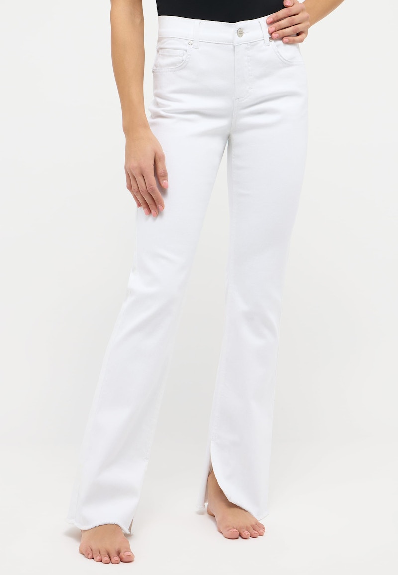Jeans Leni Slit Fringe with hem slit
