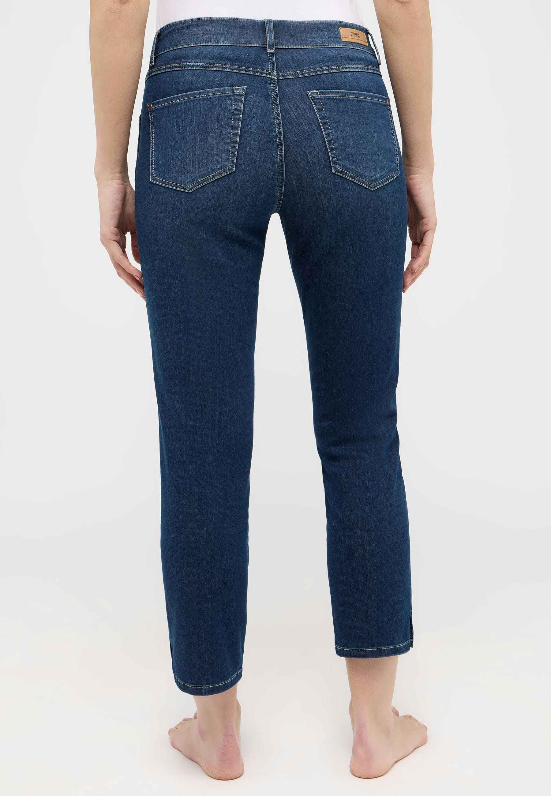 Jeans Cici Crop Slit mit Super Stretch Denim