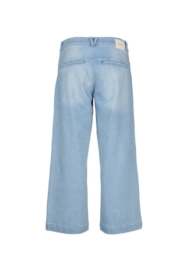 Jeans Detail Culotte mit Front-Naht