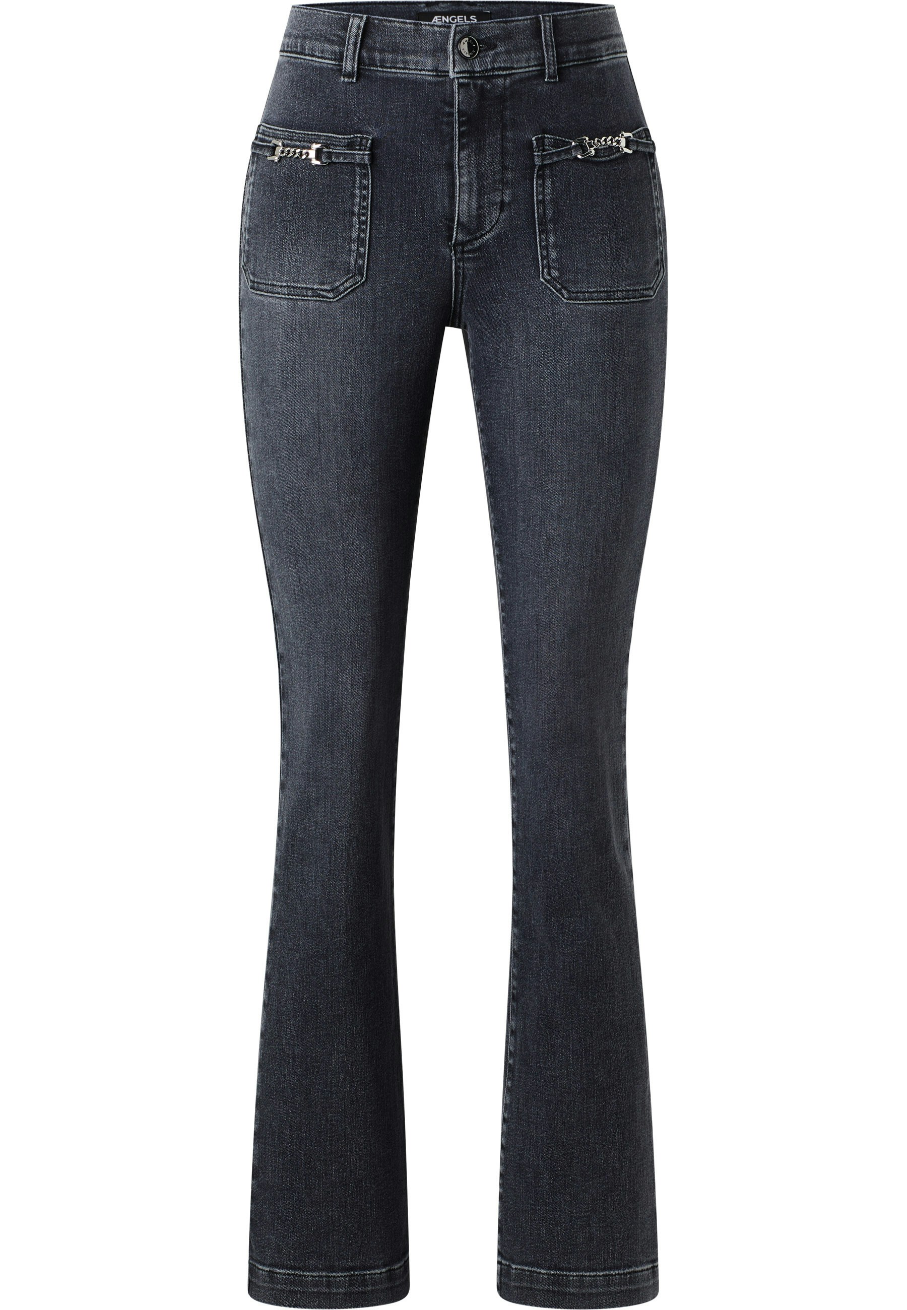 Jeans Pocket Bootcut mit Schmuckdetail