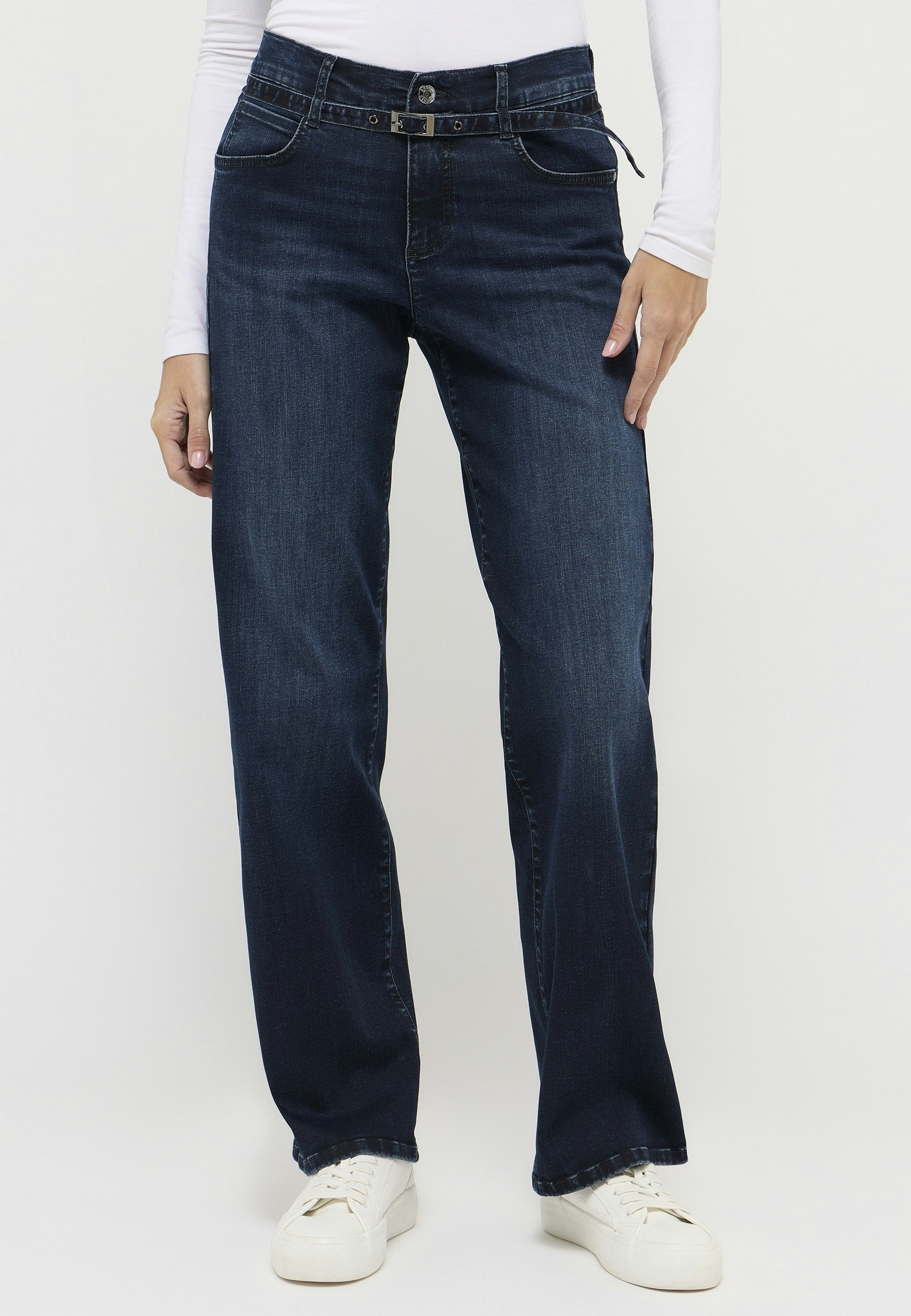 Jeans Liz Belt with integrated belt