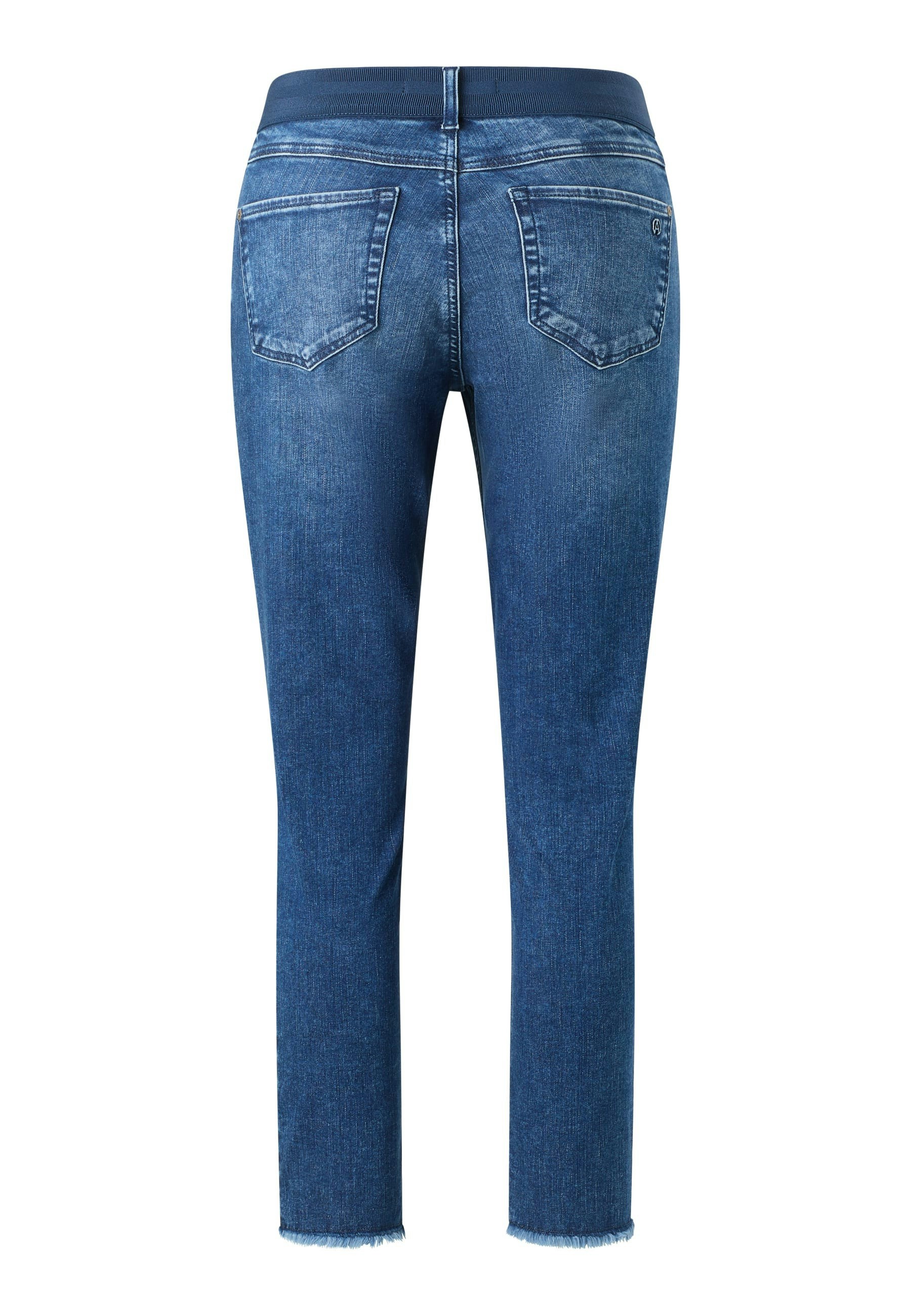 Jeans One Size Crop Fringe