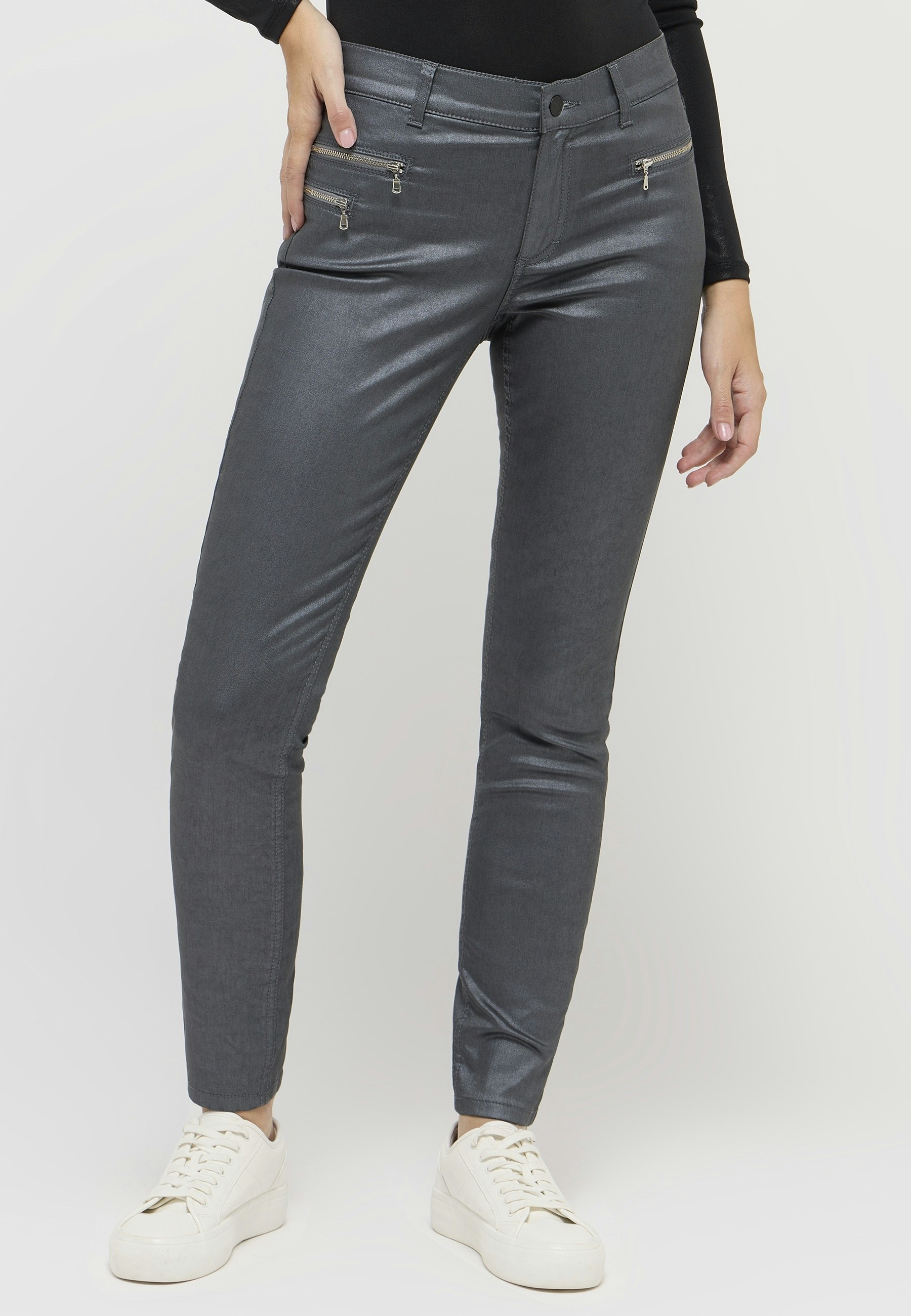 Hose Malu Zip mit Coating