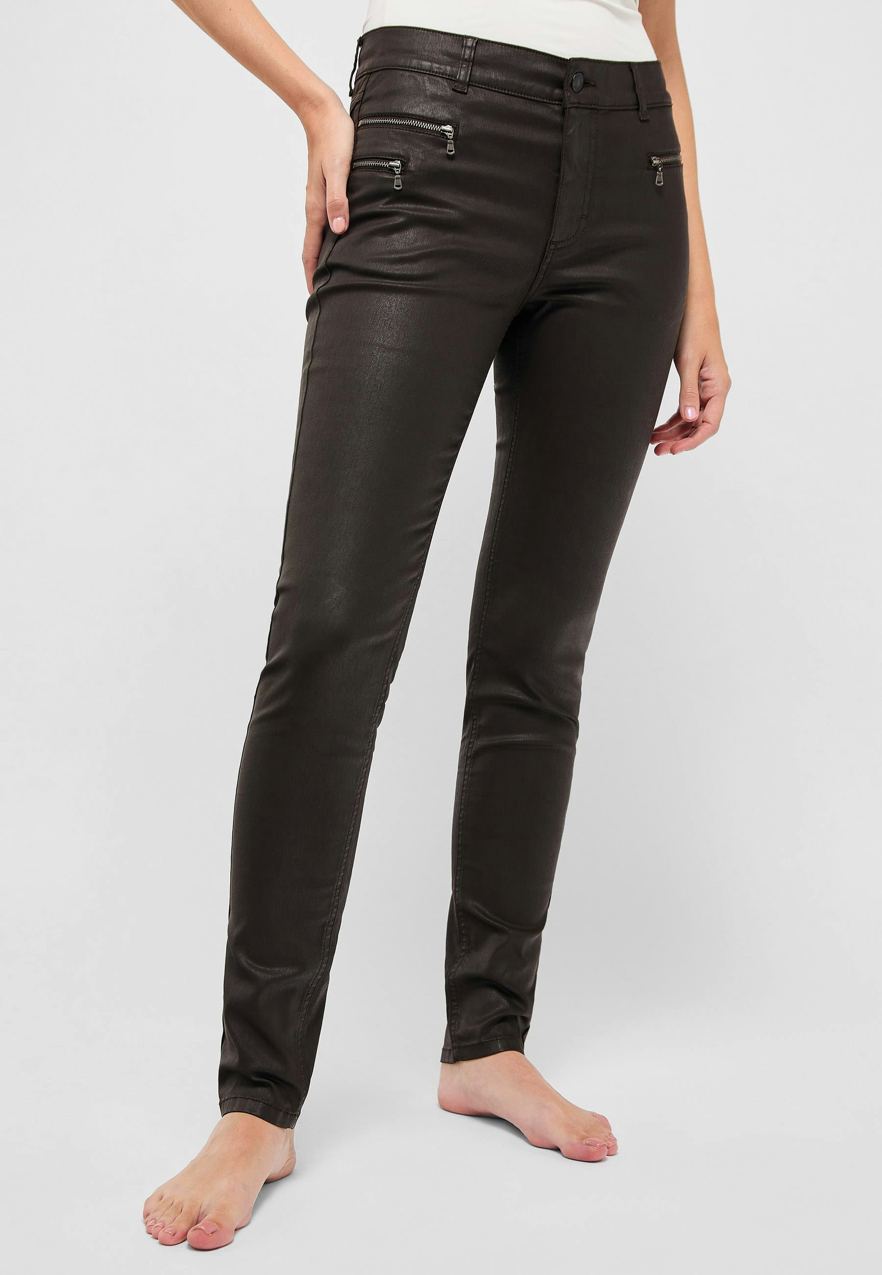 Hose Malu Zip mit Coating