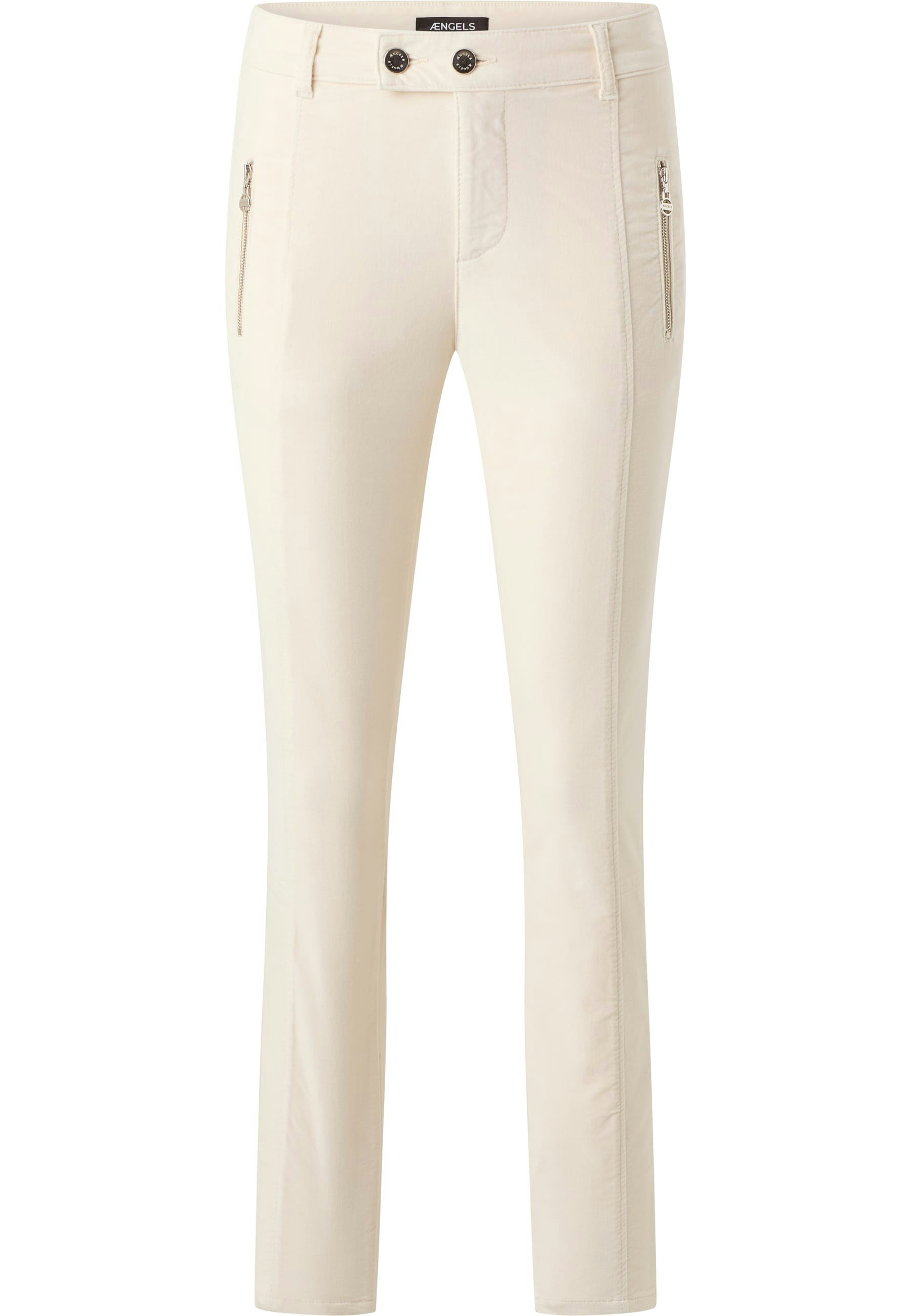 Hose Slim mit Samtstoff