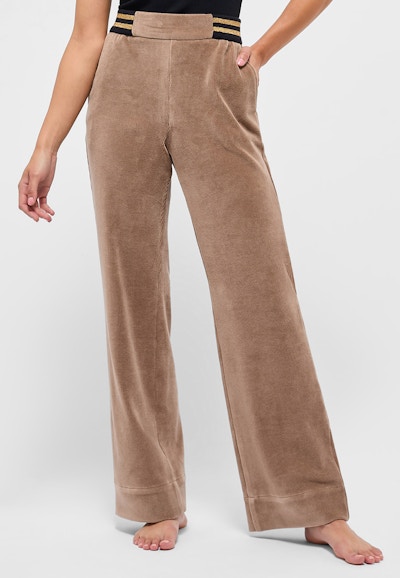 Hose Jump Wide Leg mit Jersey Cord