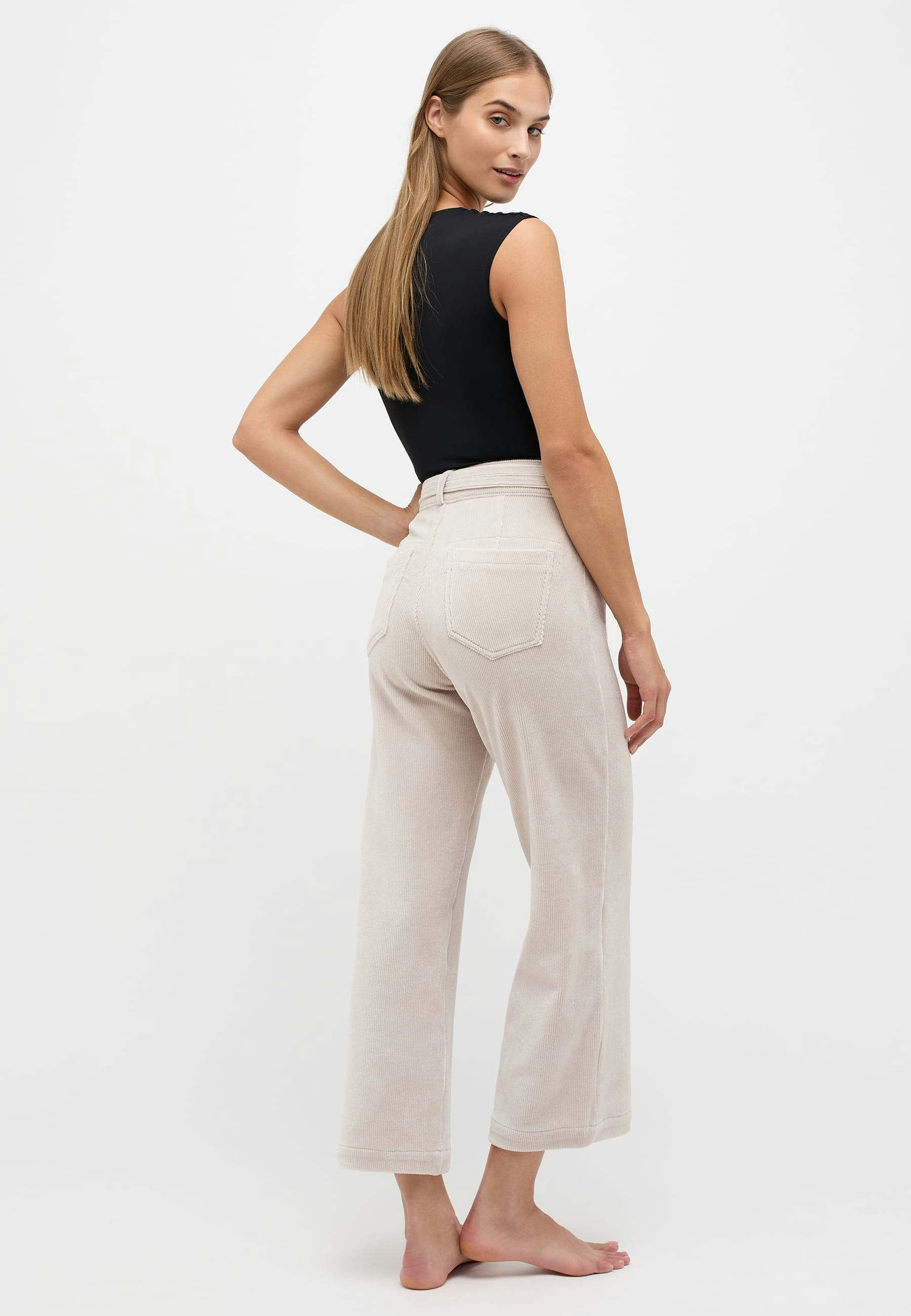 Hose Culotte mit Jersey Cord