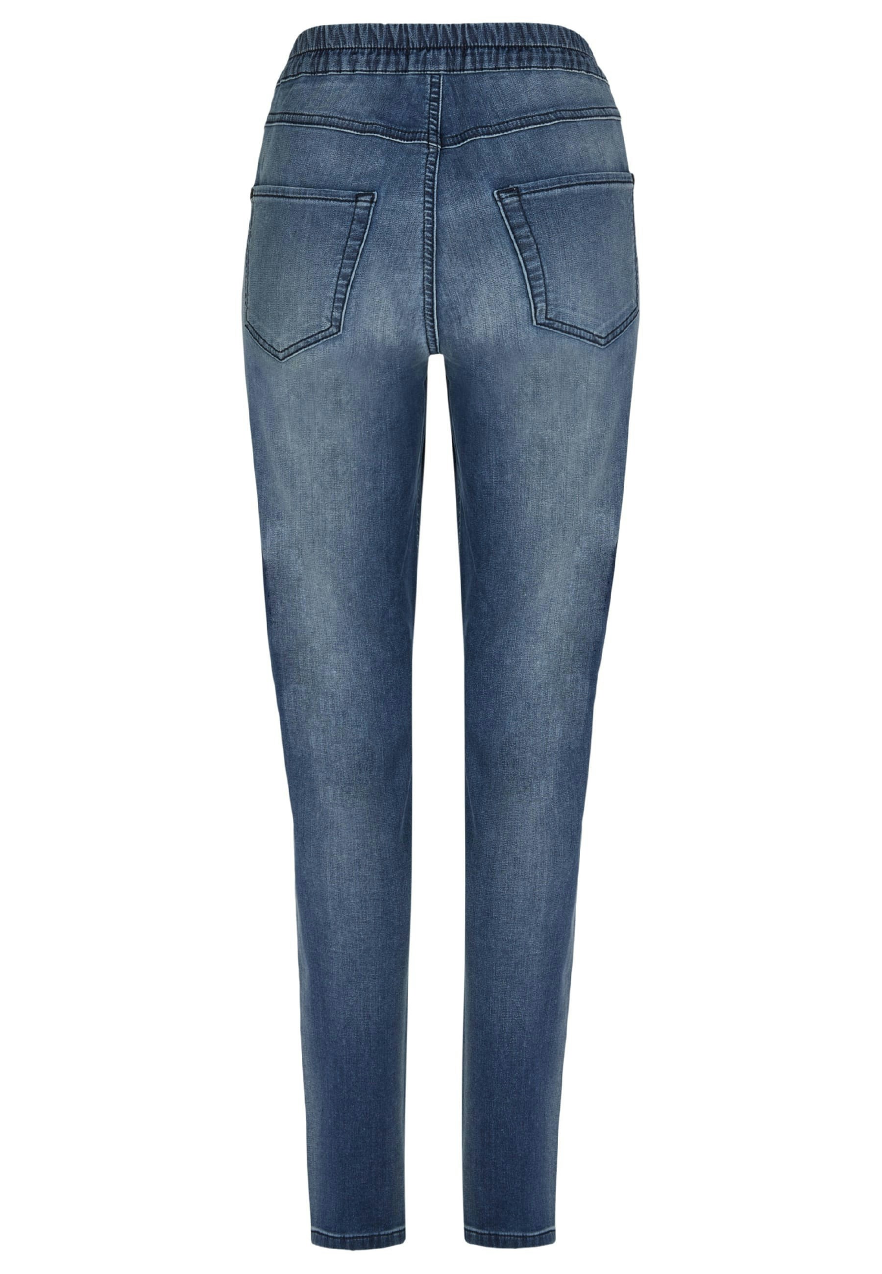 Joggpants Louisa Active mit unifarbenem Stoff