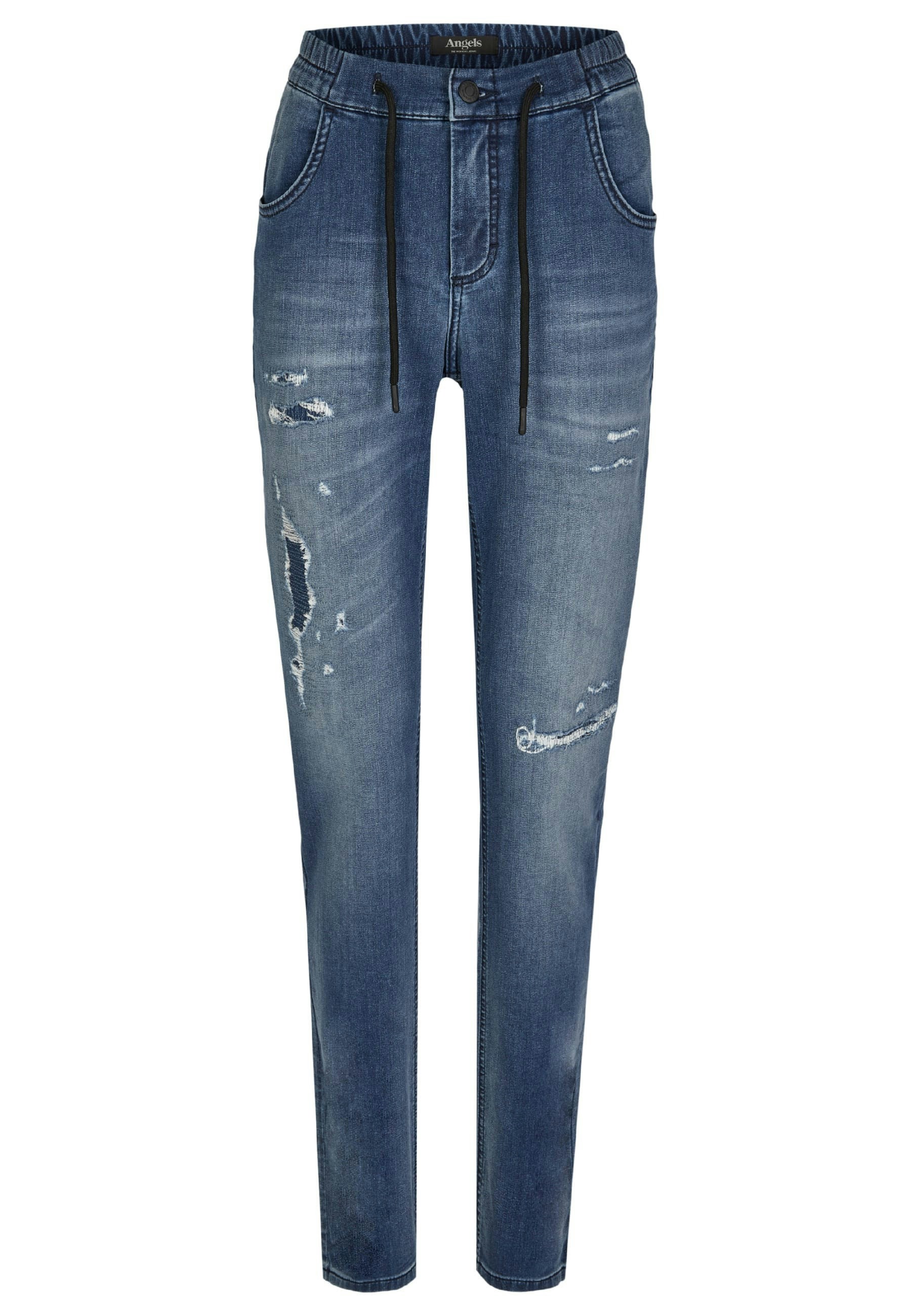 Joggpants Louisa Active mit unifarbenem Stoff