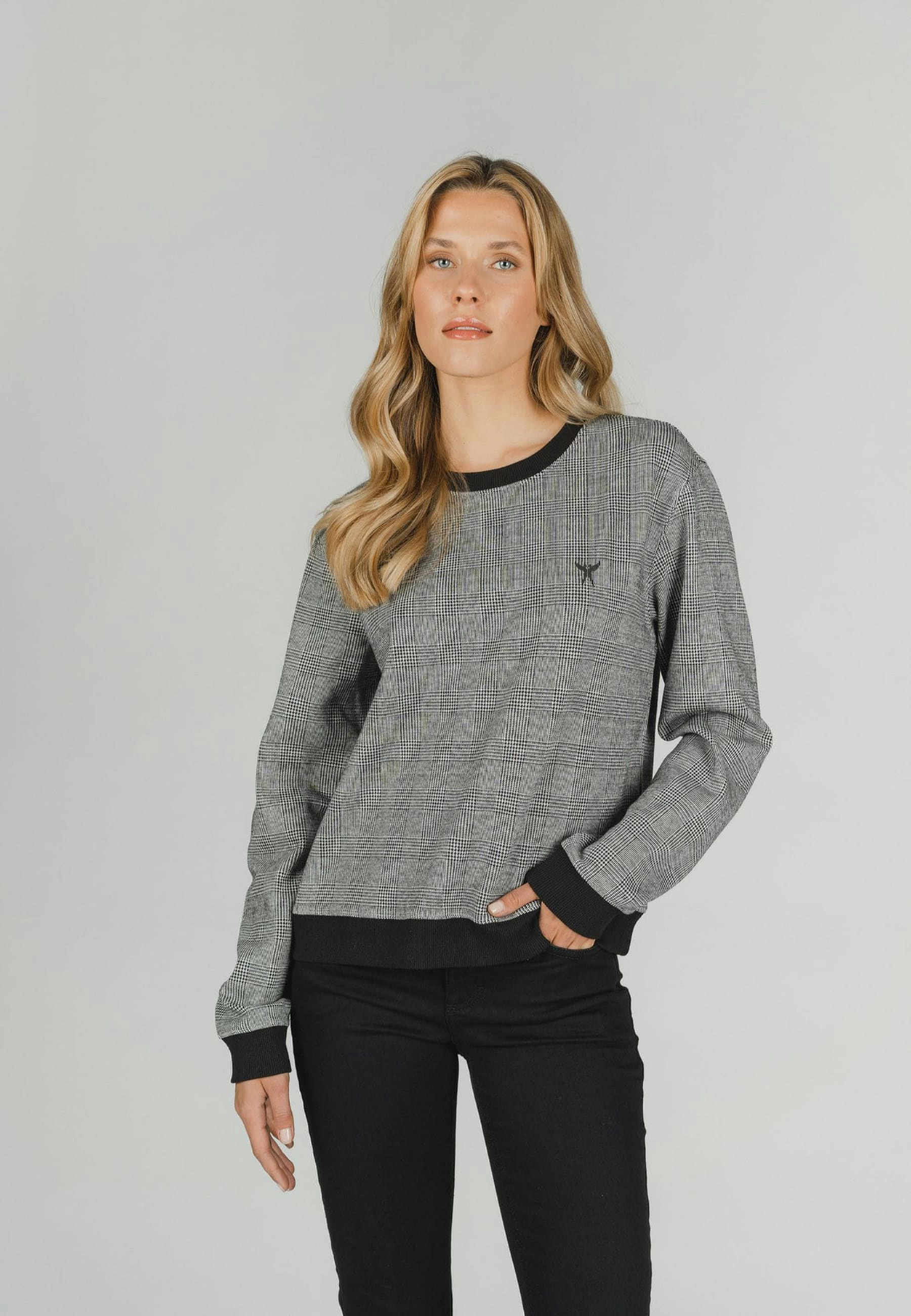 Sweater mit modischem Muster
