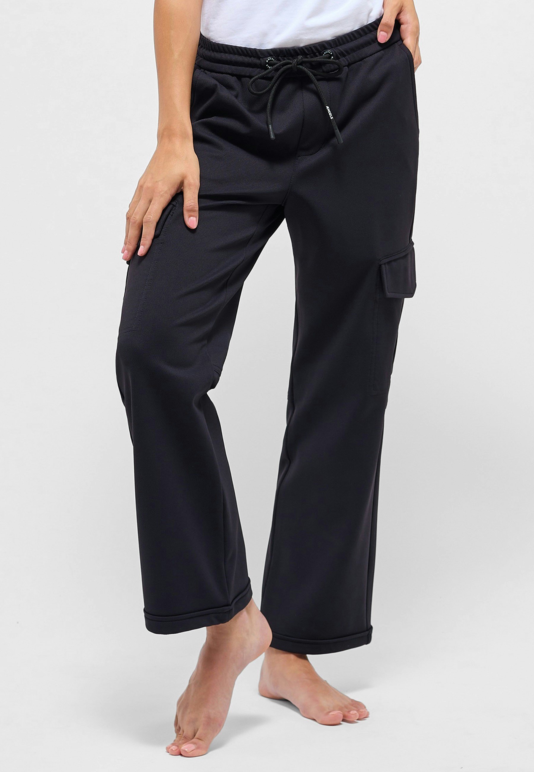 Dehnbare Hose Cropped Cargo Jogger