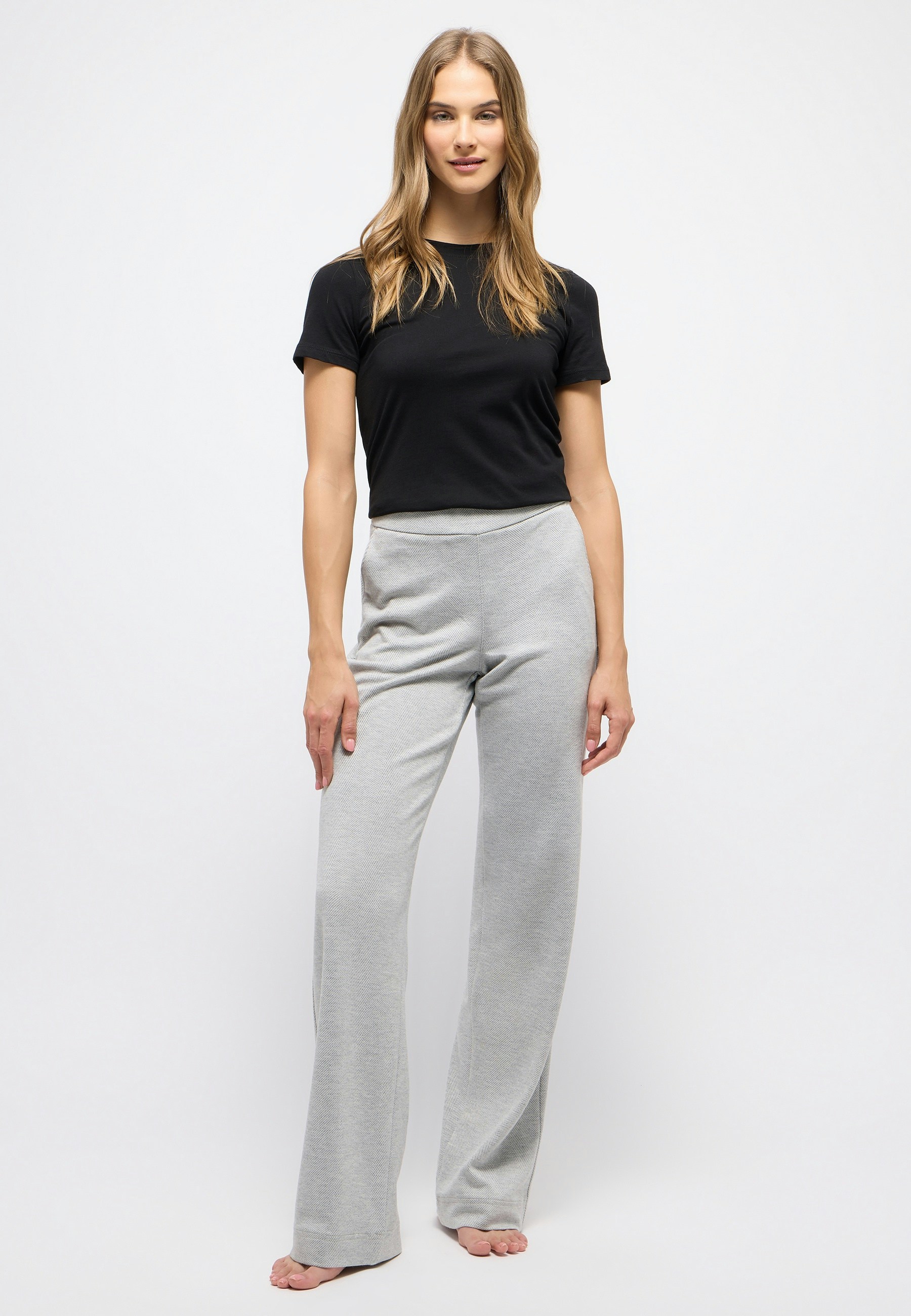 Hose Liz aus Jacquard-Jersey