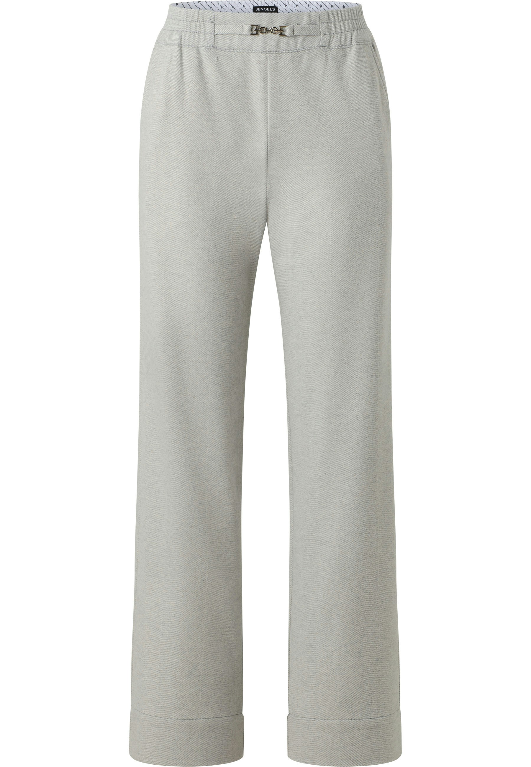 Hose Jump Wide Leg mit Schmuckdetail