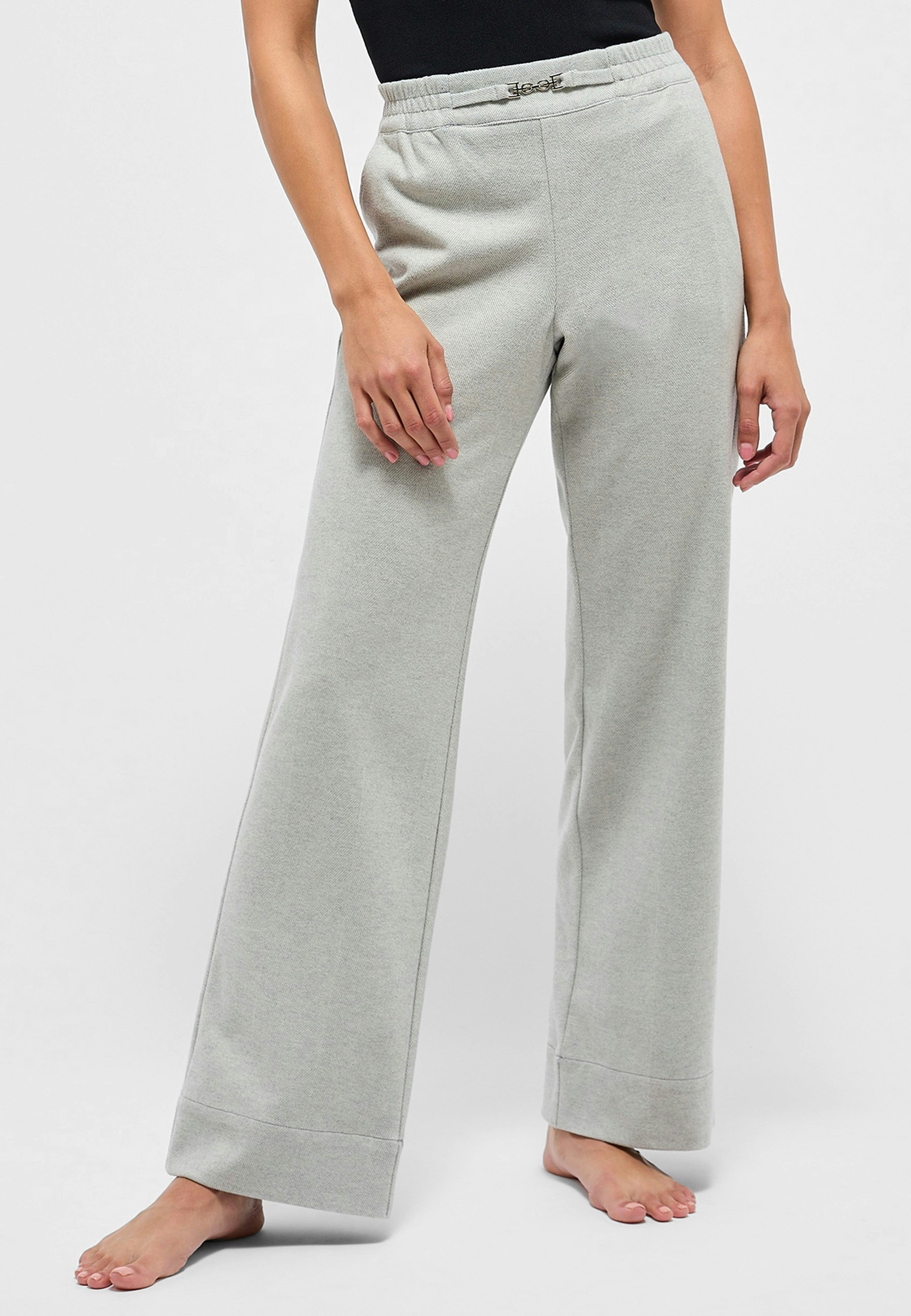 Hose Jump Wide Leg mit Schmuckdetail