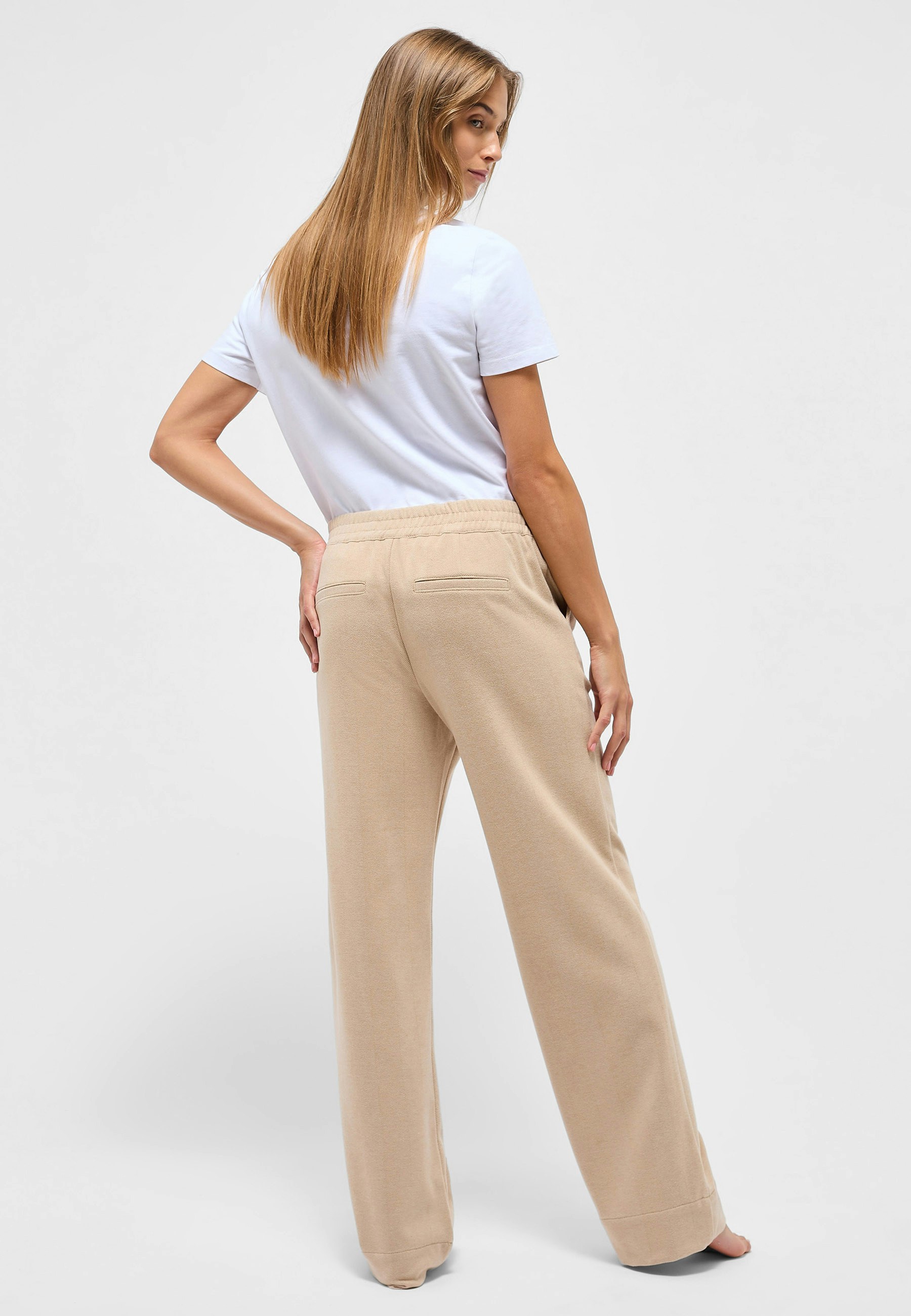 Hose Jump Wide Leg mit Schmuckdetail