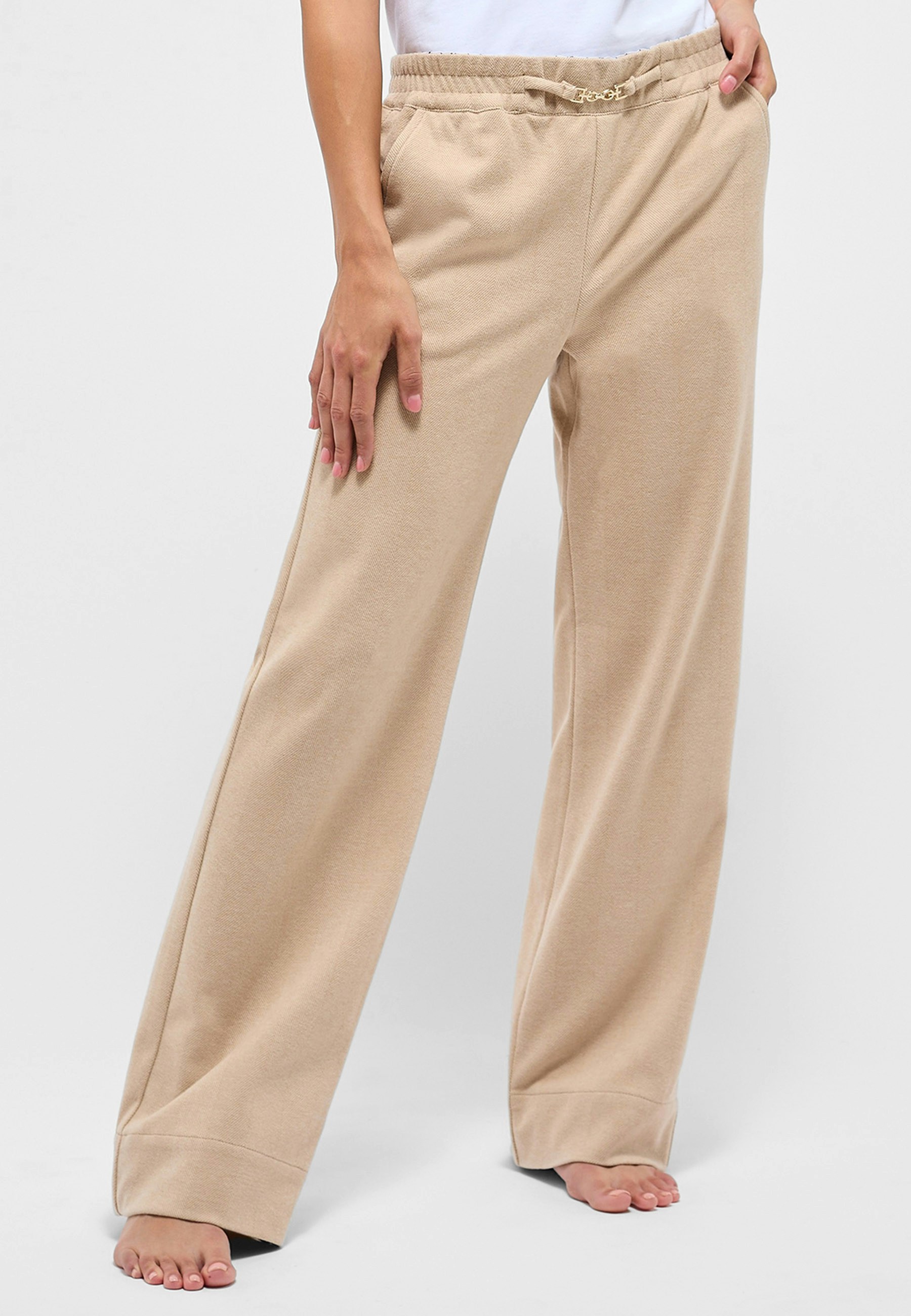 Hose Jump Wide Leg mit Schmuckdetail