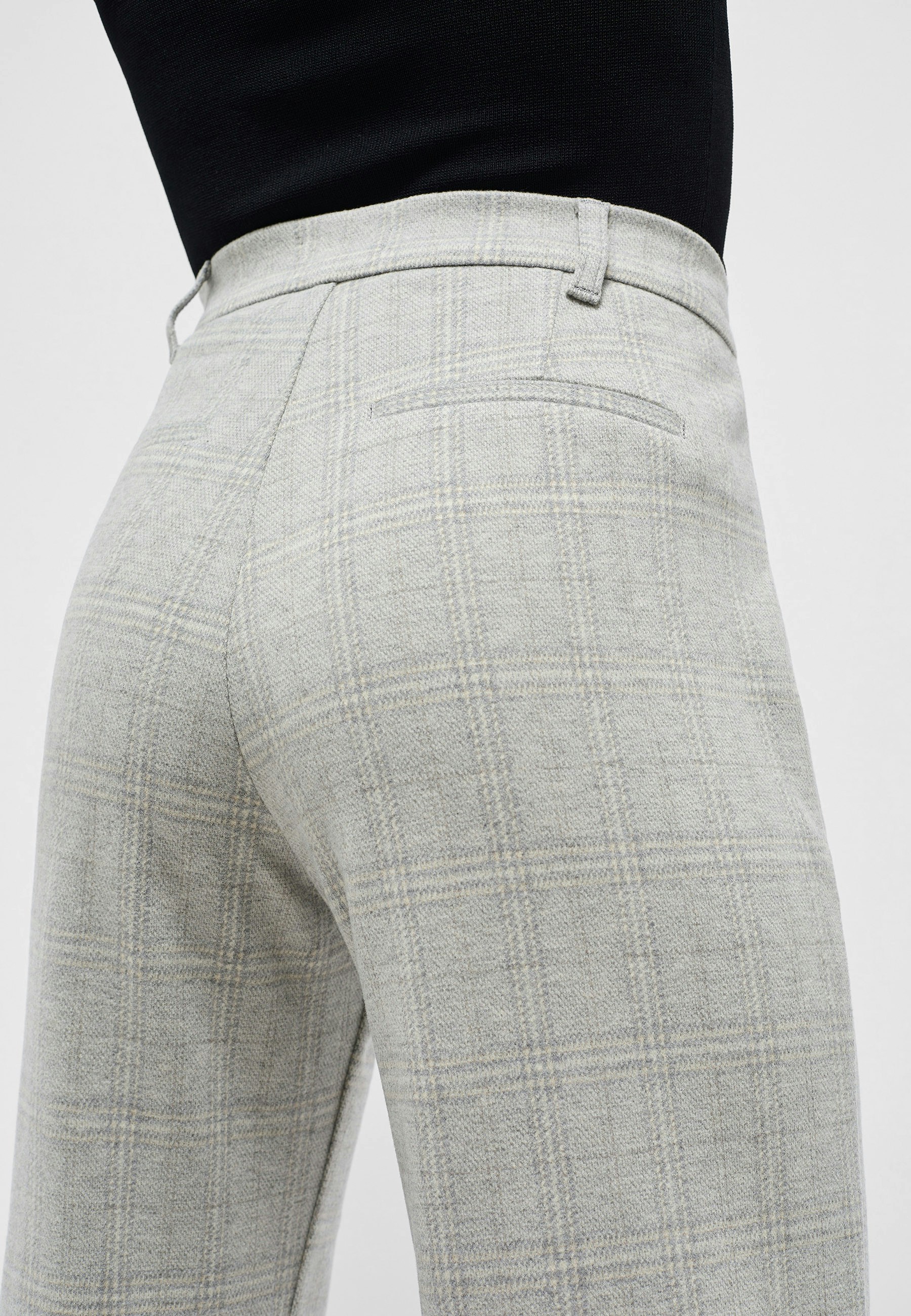 Checked pants Sporty Wide Leg