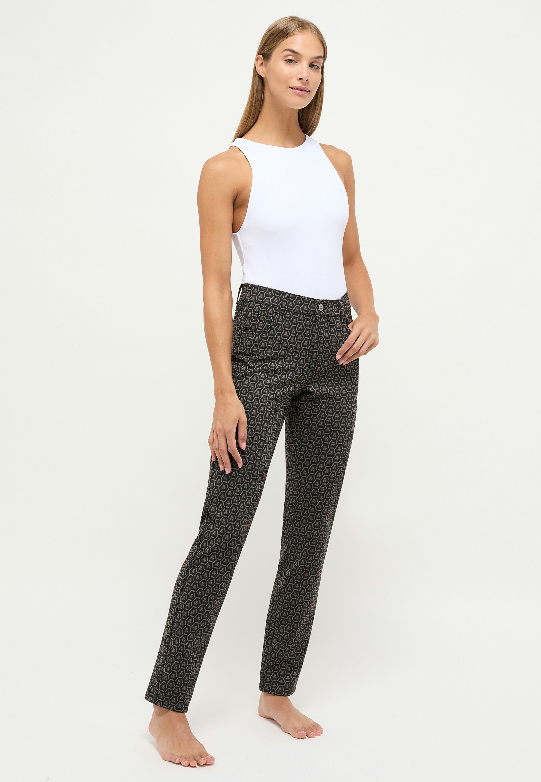 Hose Cici mit Grafik-Print