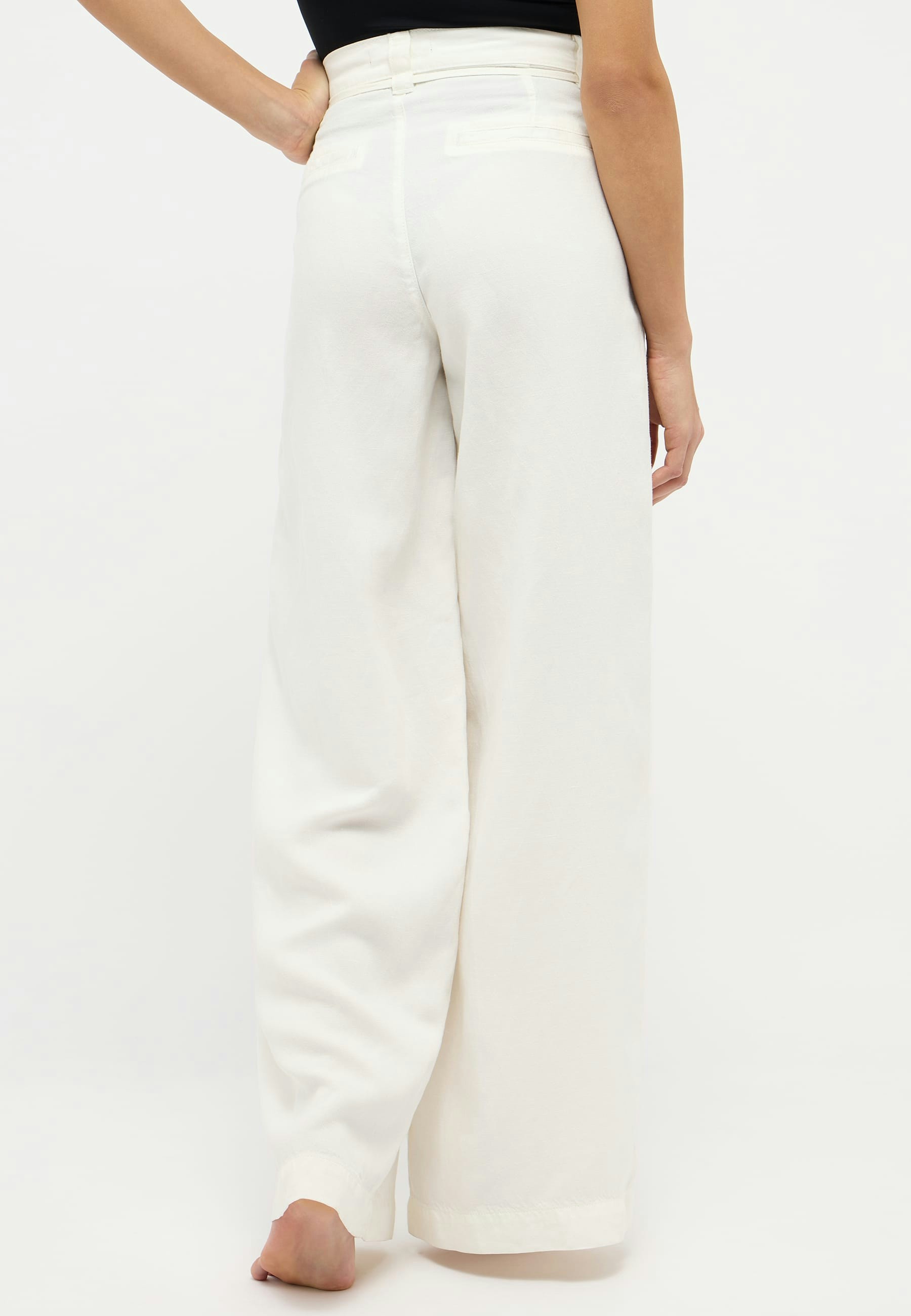 Solid-colored pants New Wide Leg