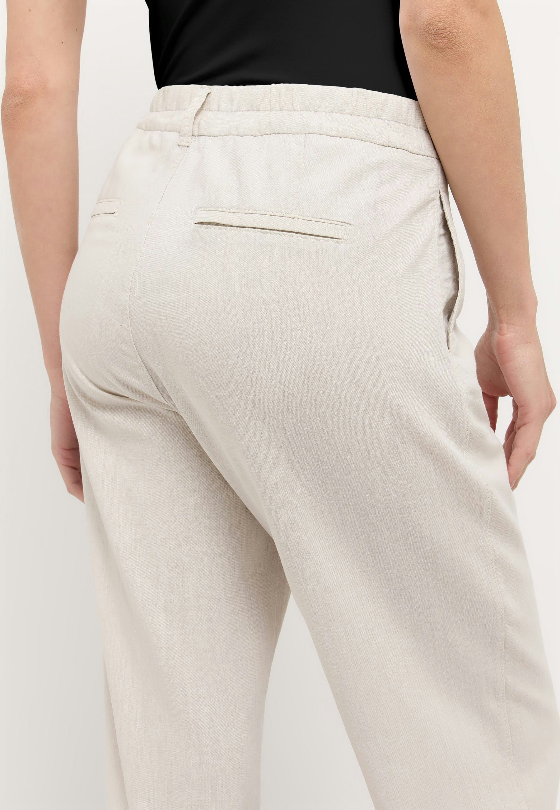 Hose Liz Jump mit Leinenoptik