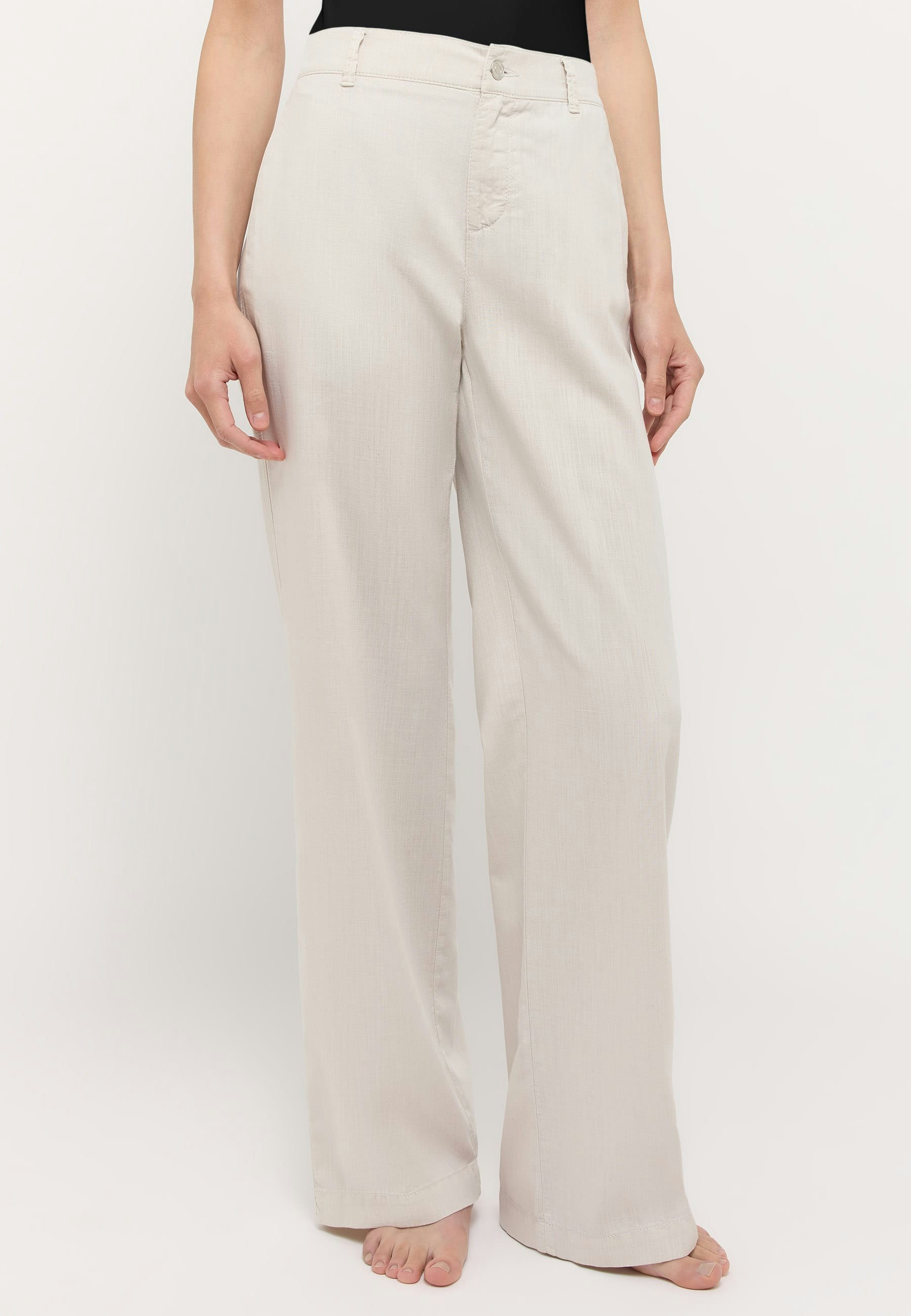 Hose Liz Jump mit Leinenoptik