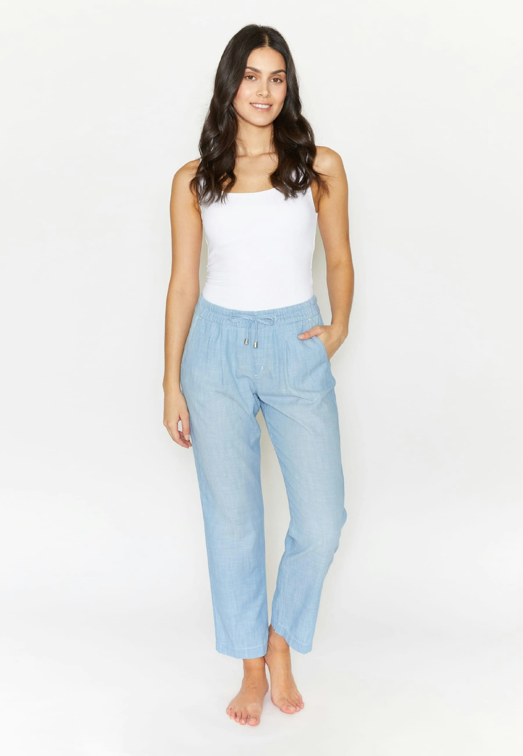 Hose Louisa Jump Pleat mit Stretch-Bund