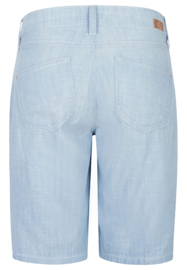 Melierte Shorts Capri Straight