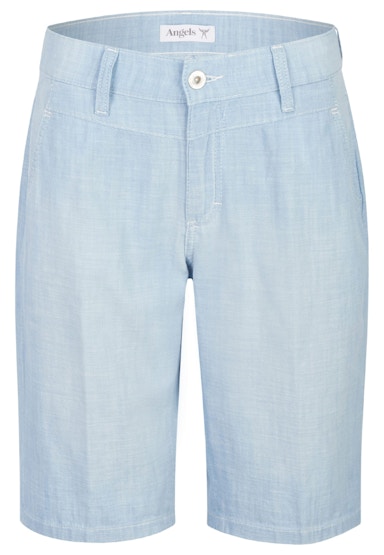 Melierte Shorts Capri Straight