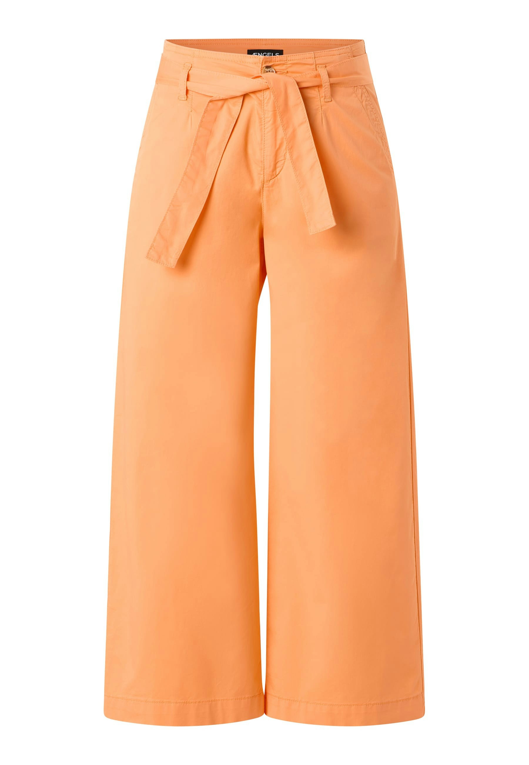 Pants Cropped Detail Culotte with belt