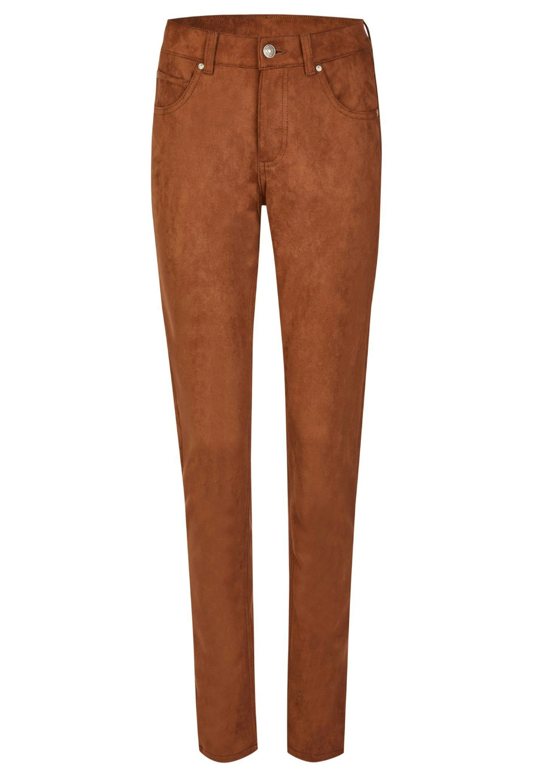 Lederimitathose Skinny in Uni-Design