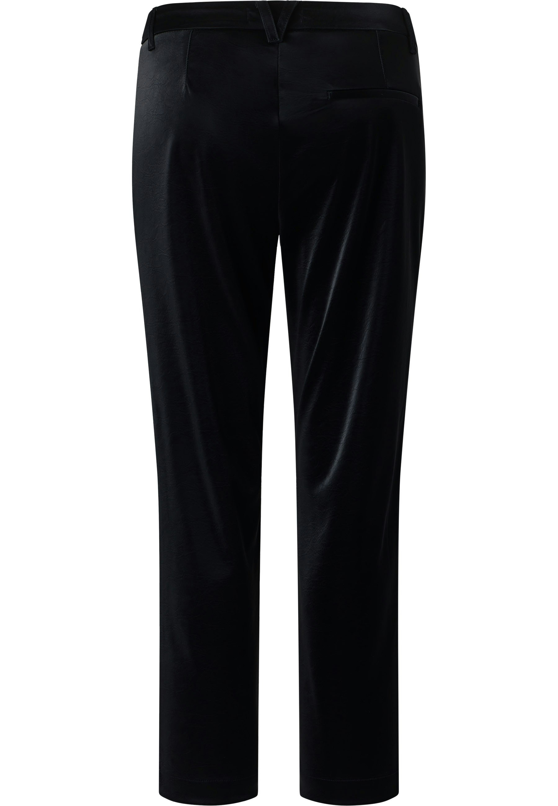 Pants Detail Straight with glam fake leather