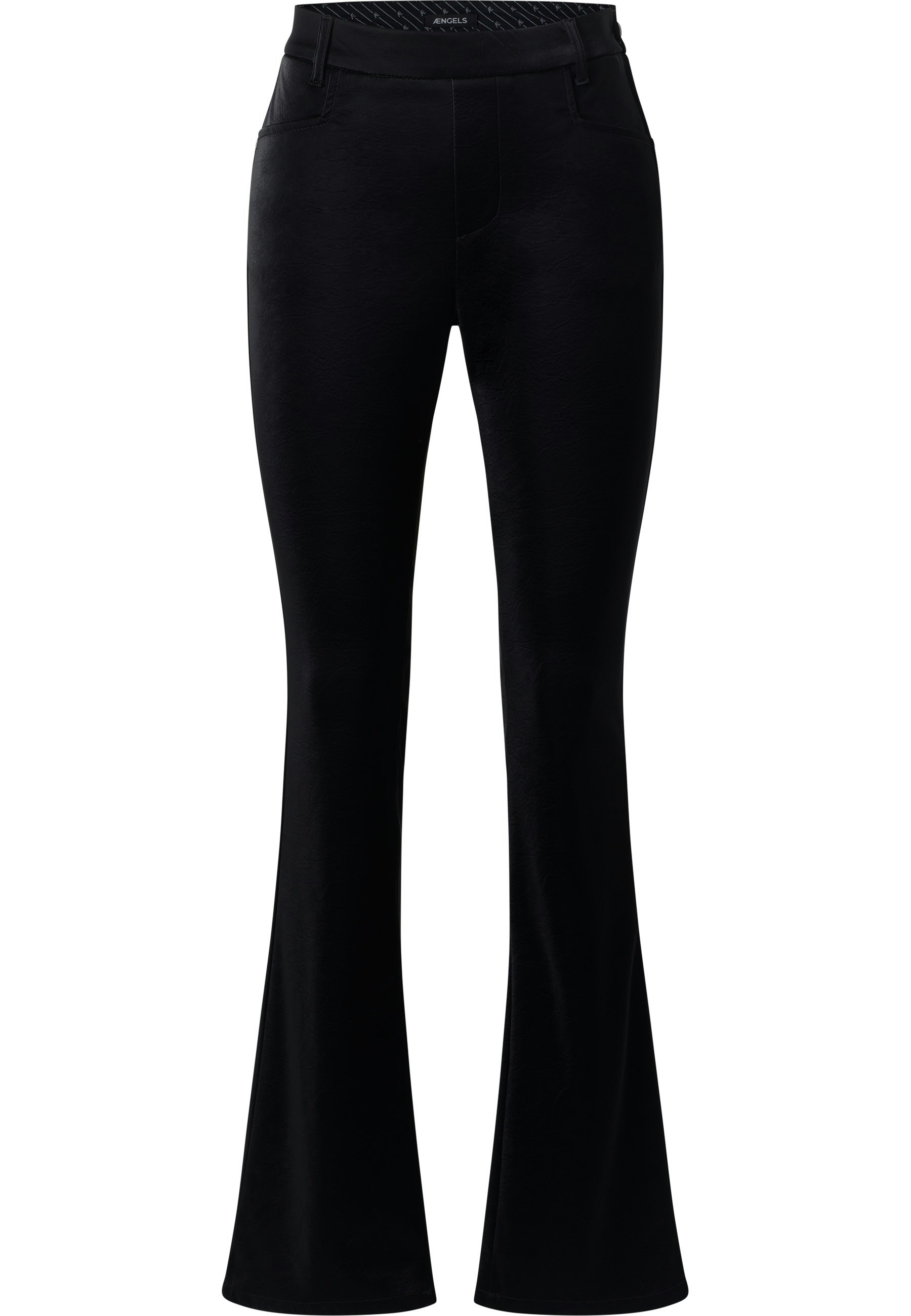 Hose Bootcut mit Glam Fake Leather