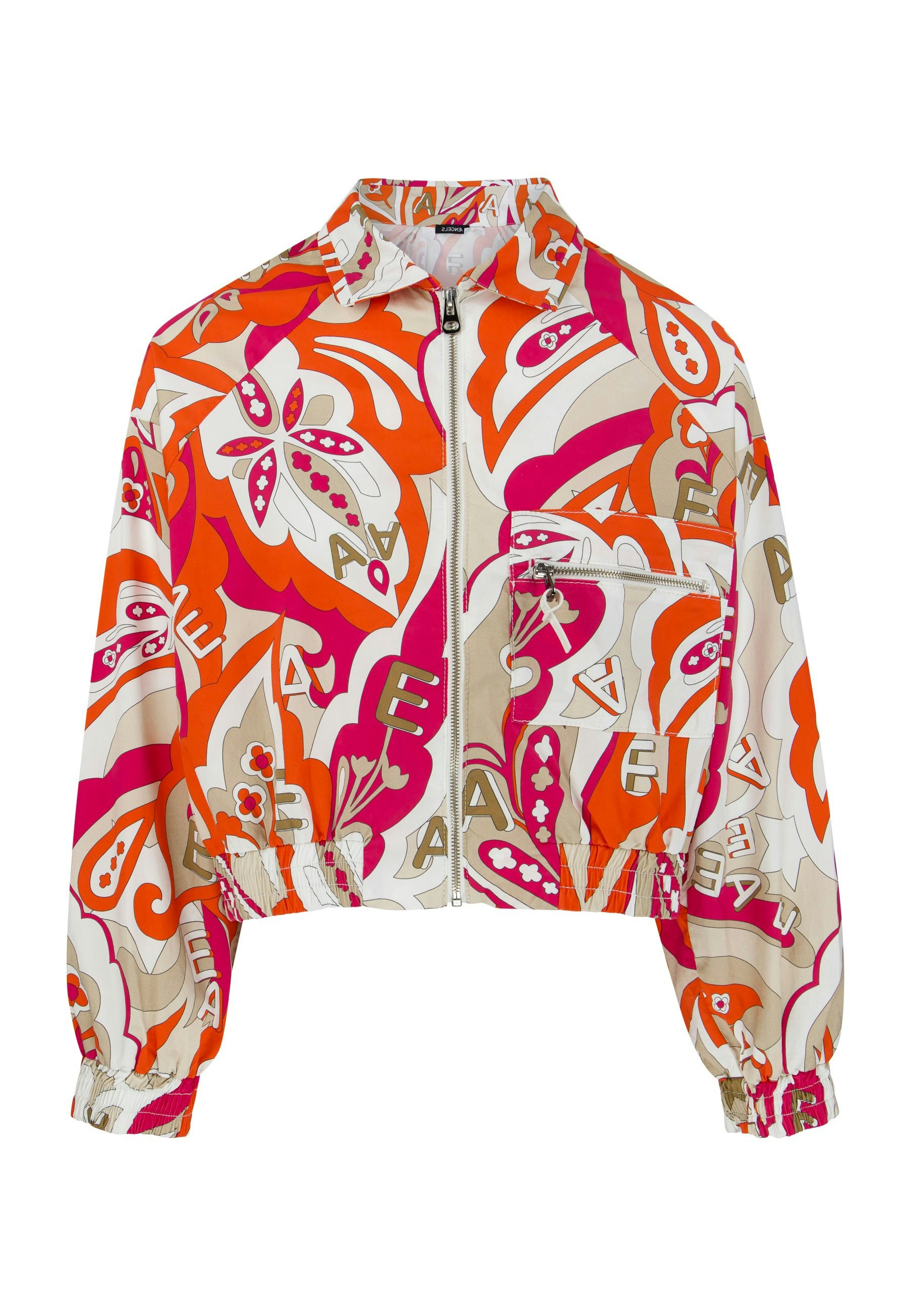 Blouson with retro print