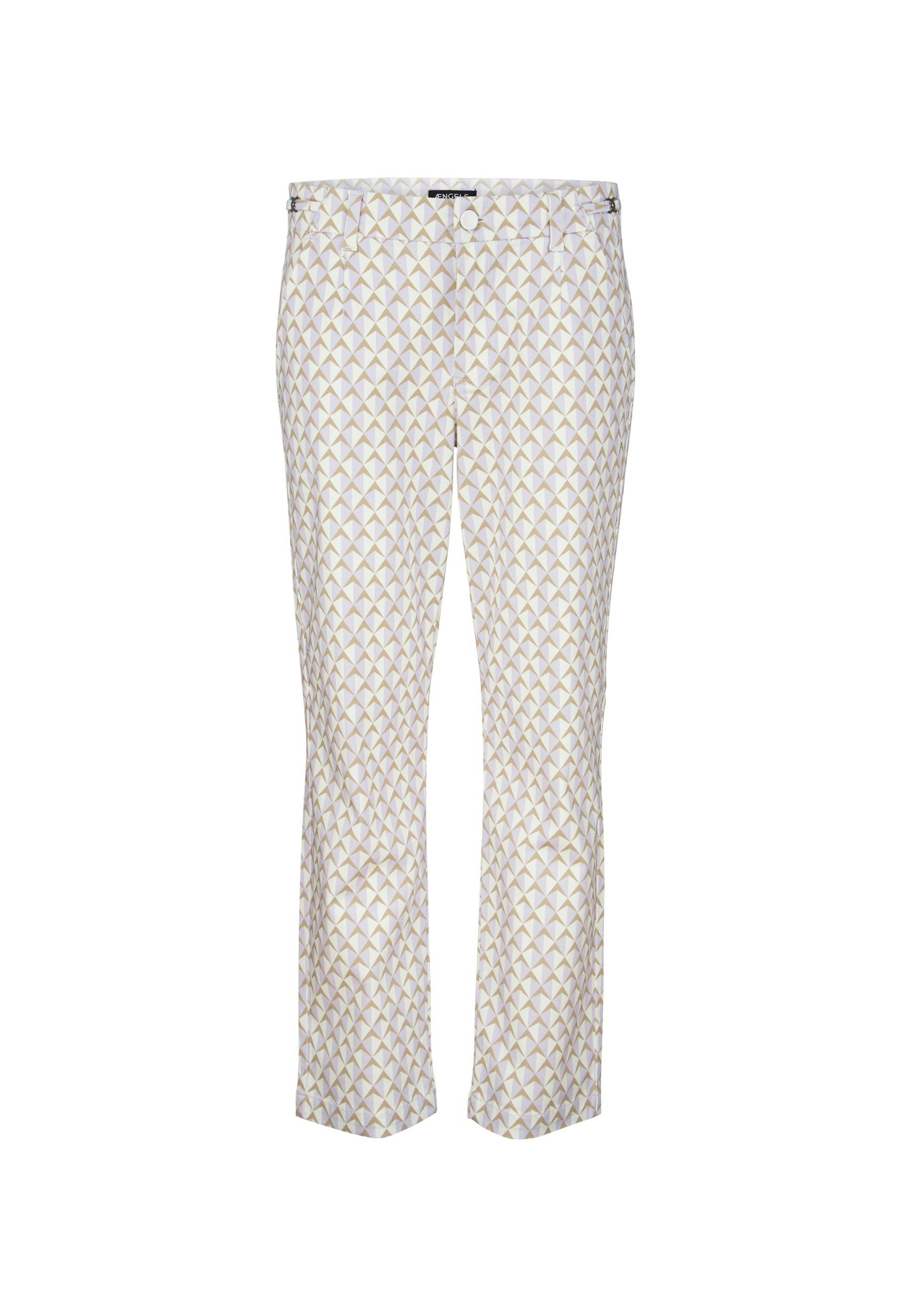 Hose Detail Straight mit grafischem Print