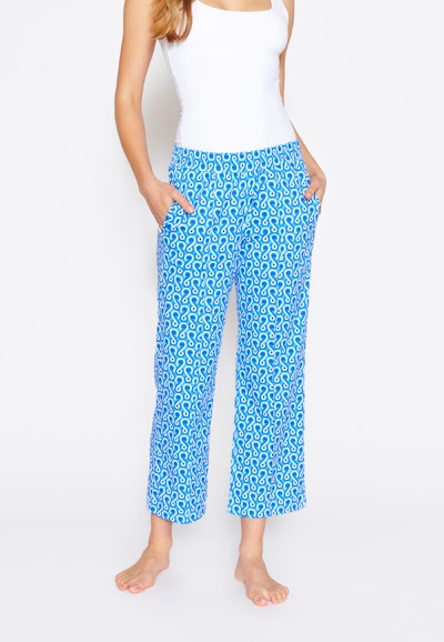 Hose Jogger Culotte mit 70s Print