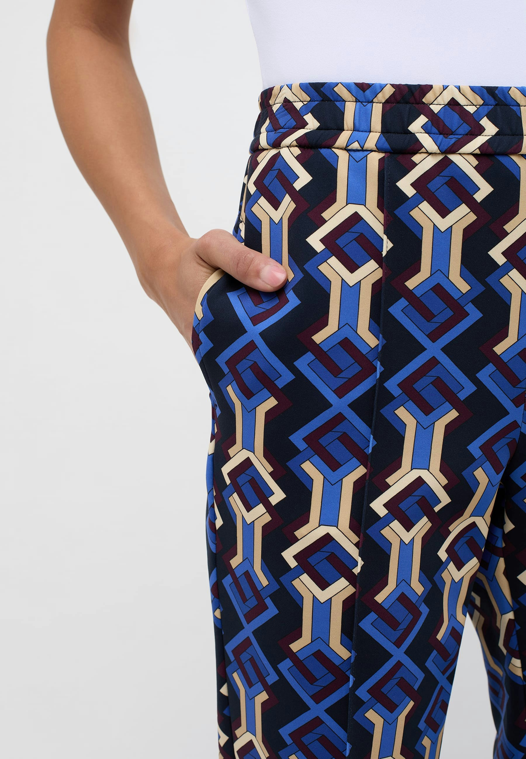 Pants Jogger Wide Legs with graphic print