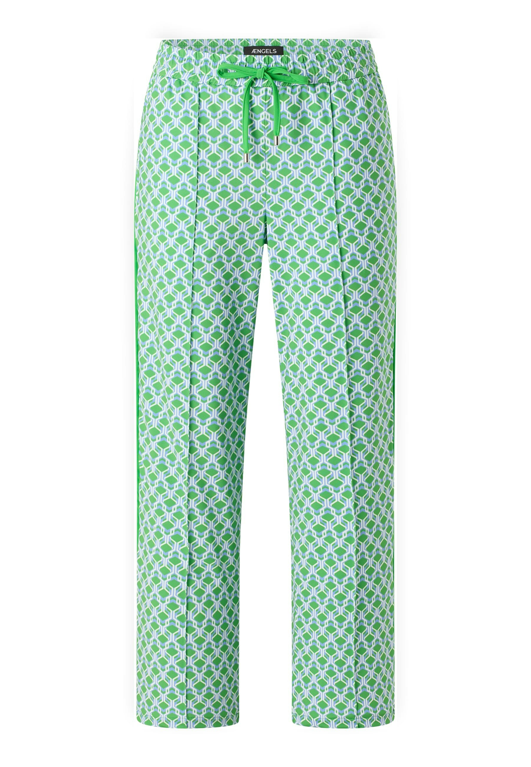 Pants Jogger Galon Culotte with retro print