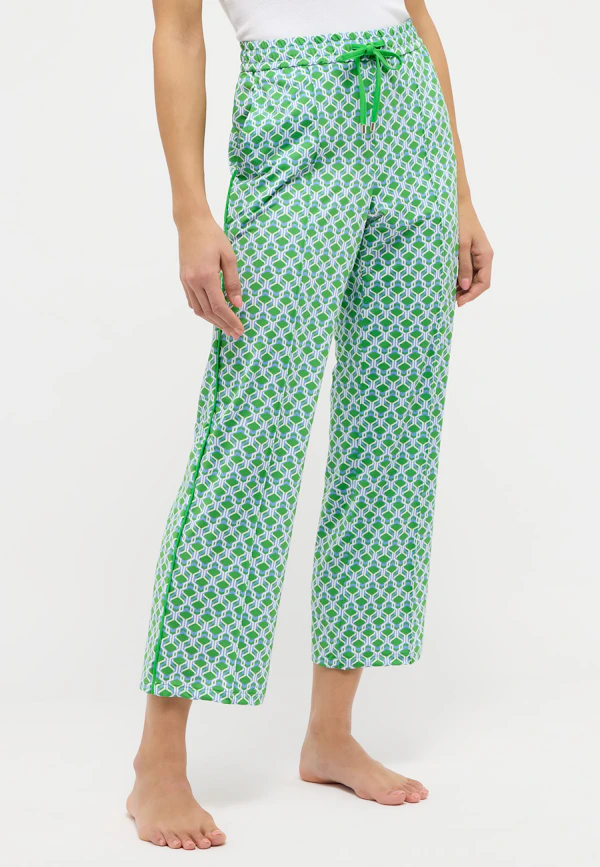 Hose Jogger Galon Culotte mit Retro-Print