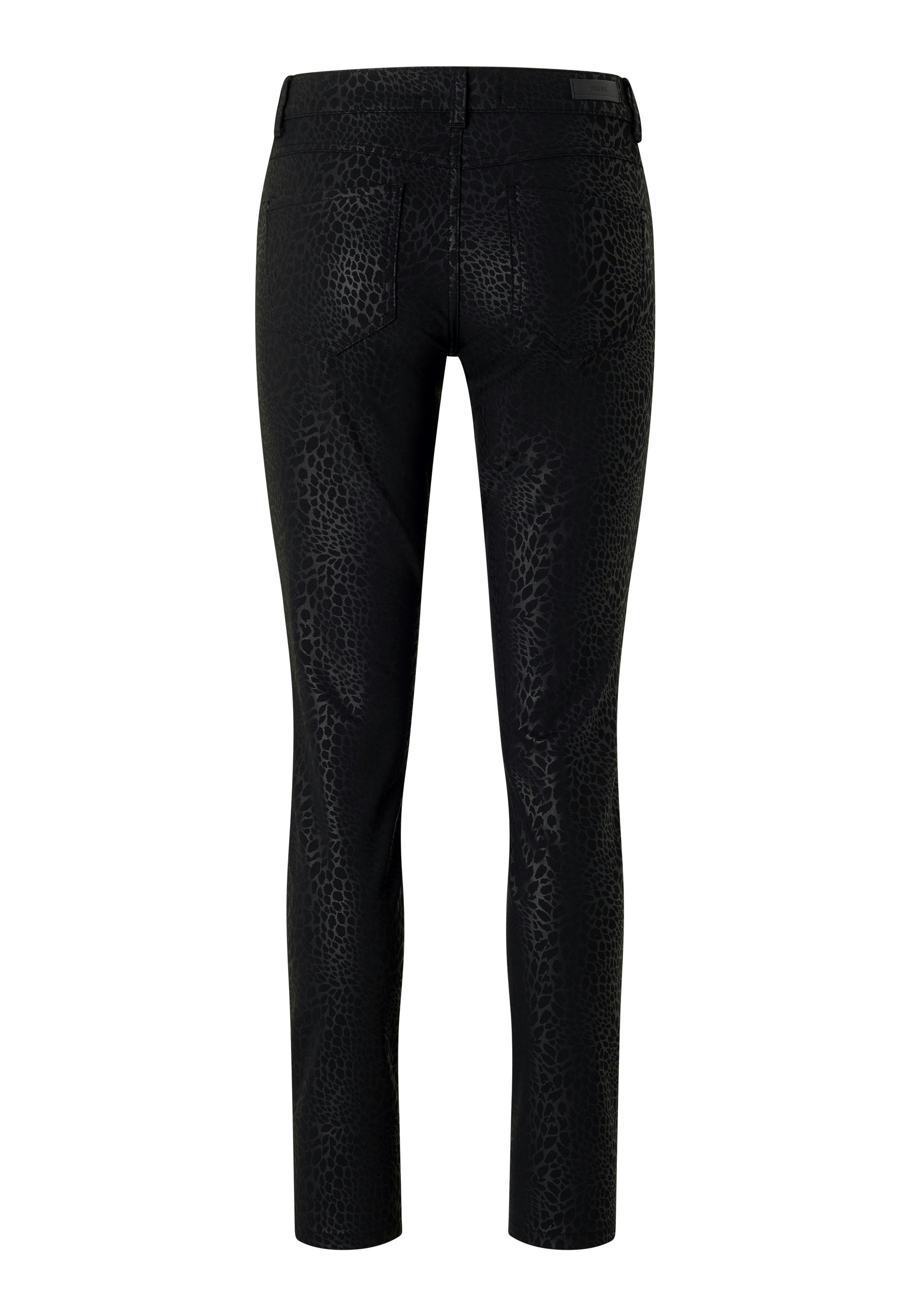 Hose Skinny mit Coating Muster