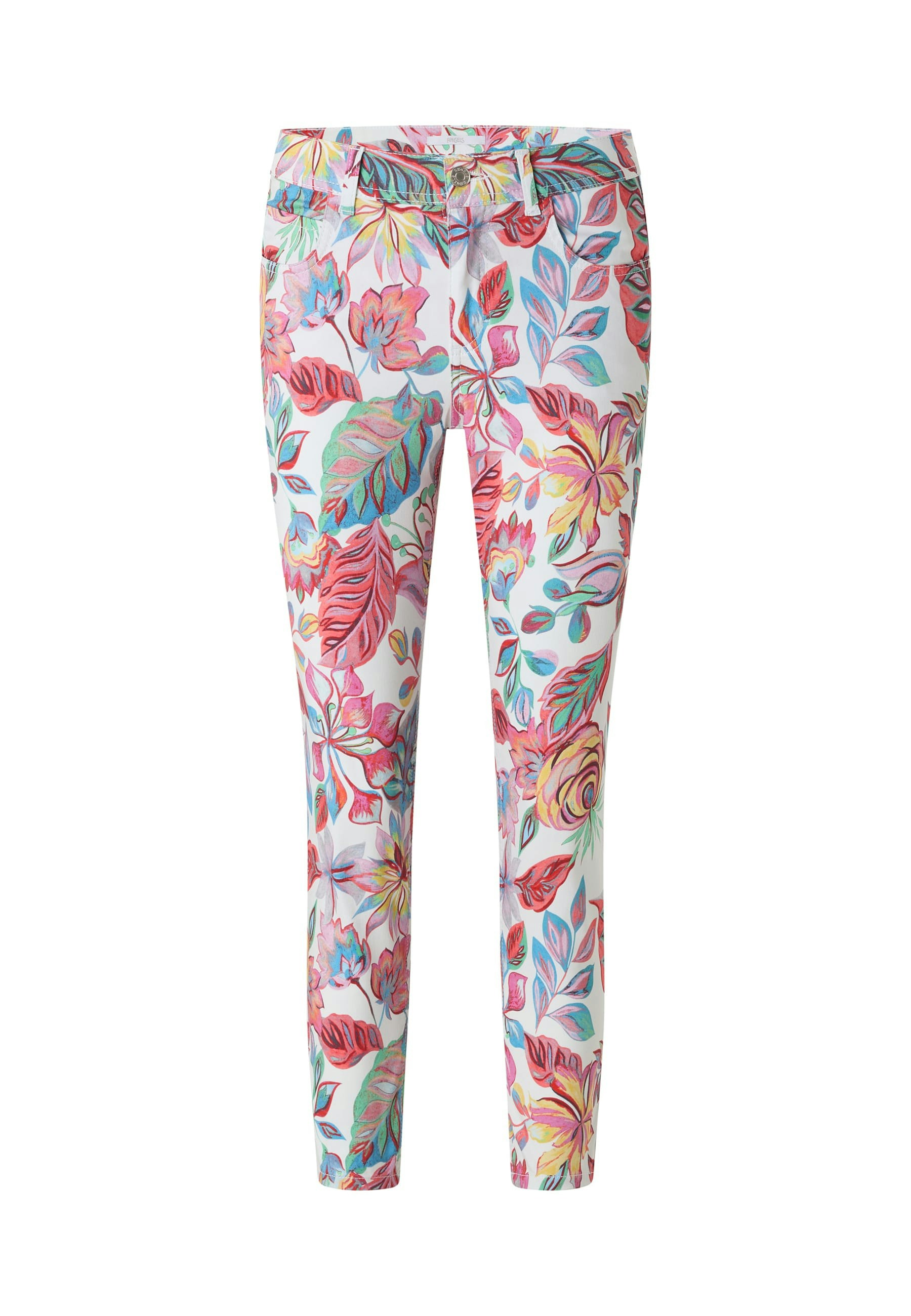 Hose Ornella mit Blumenmuster