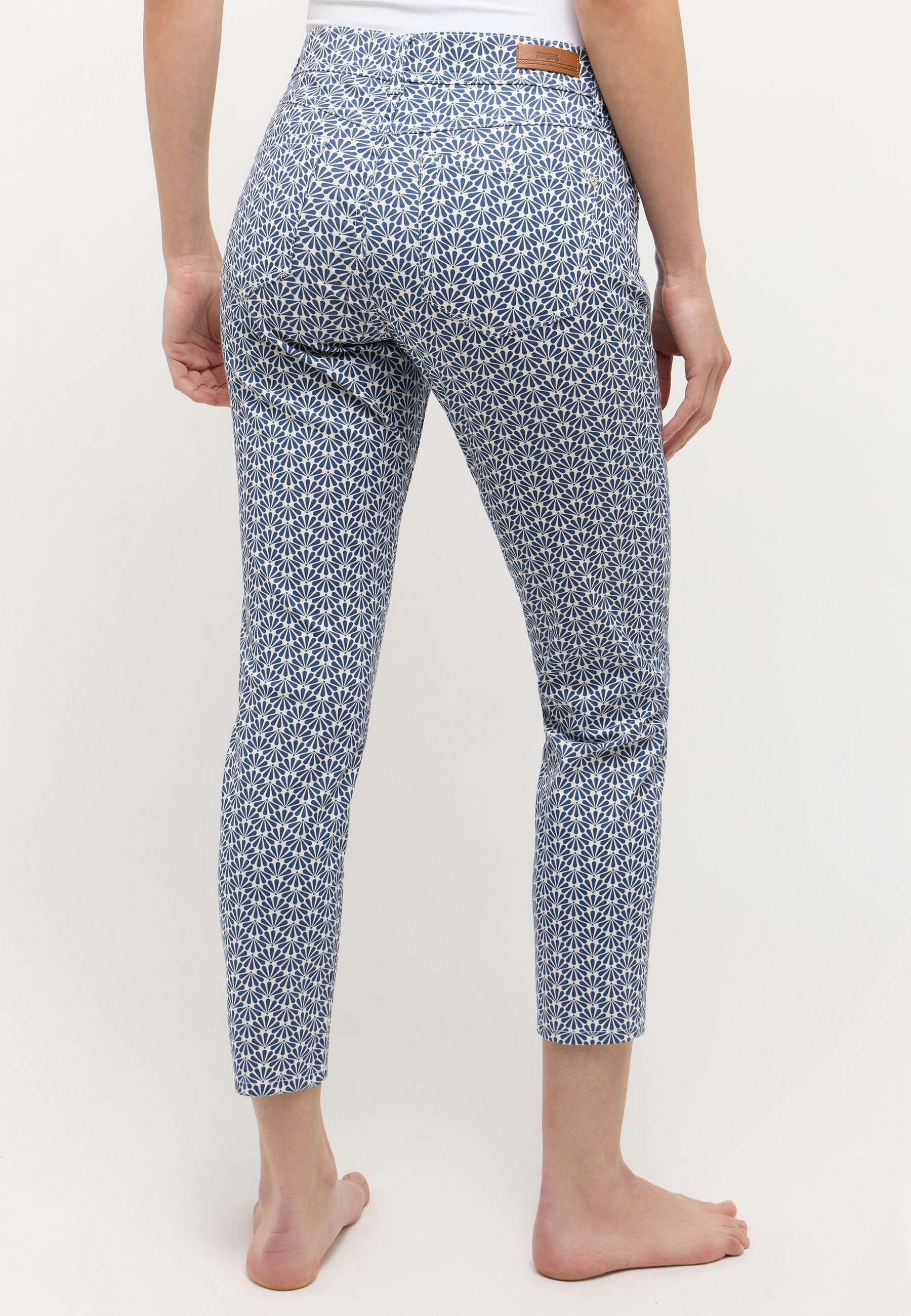 Hose Ornella mit Blumenmuster