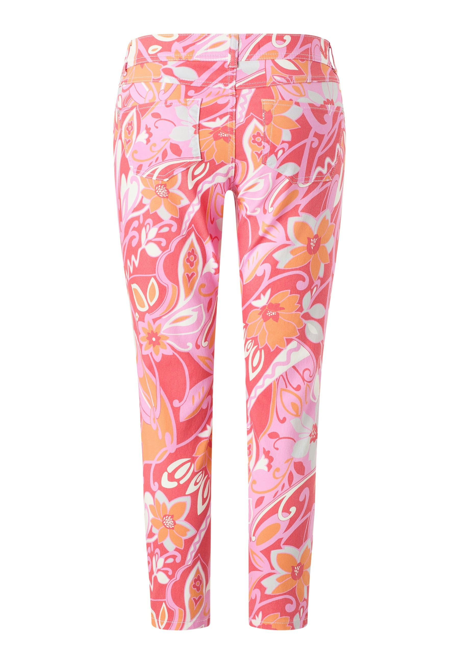 Hose Ornella mit Blumen-Print