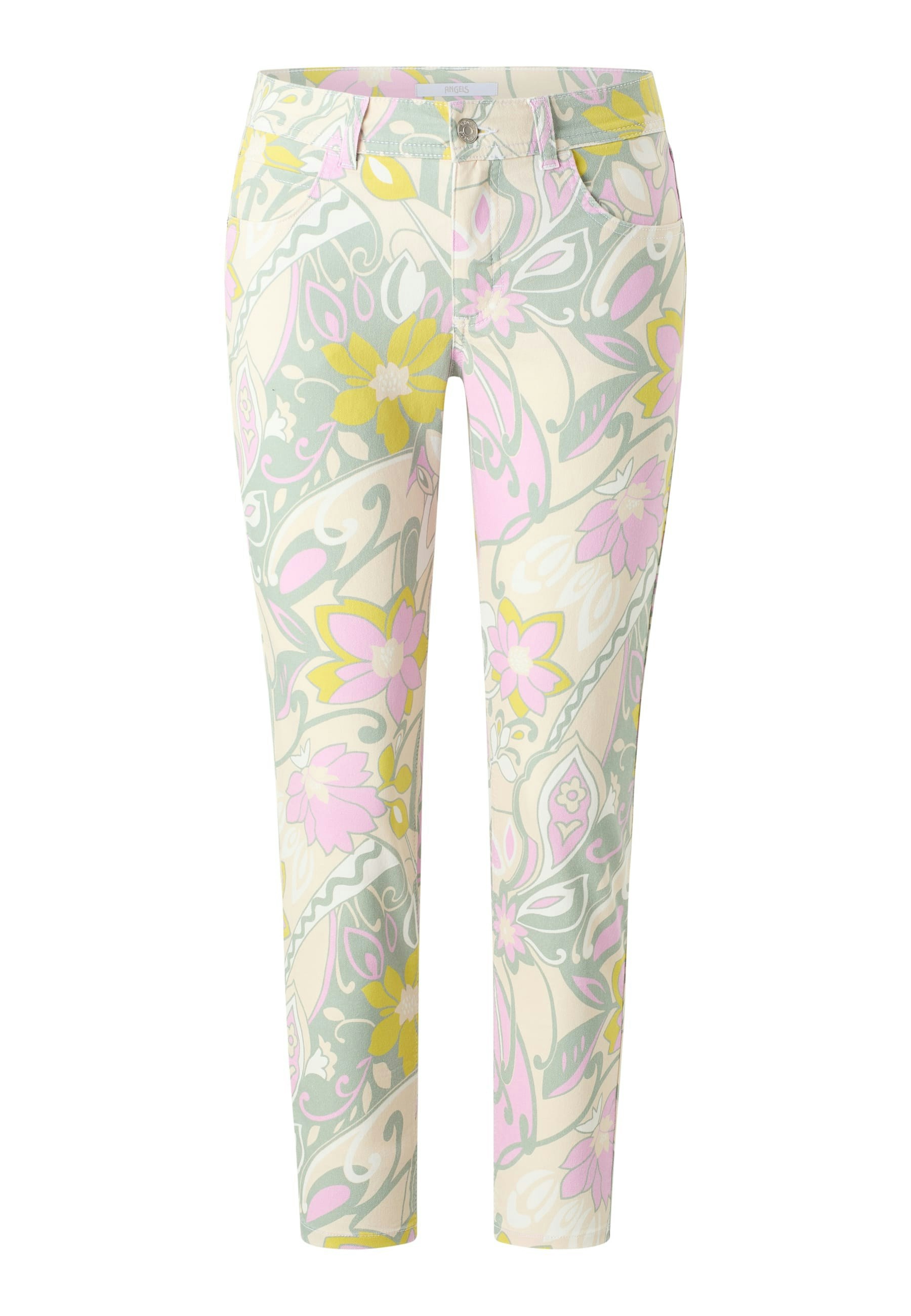 Hose Ornella mit Blumen-Print