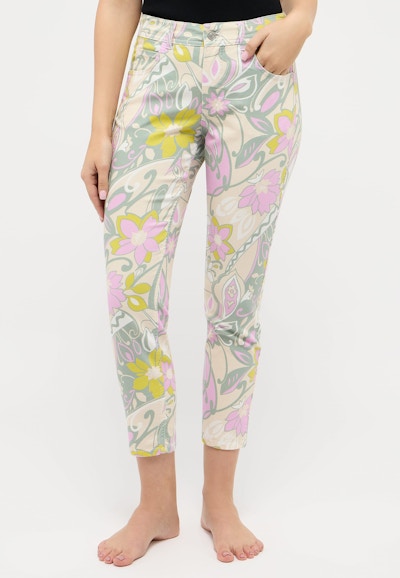 Pants Ornella with floral print