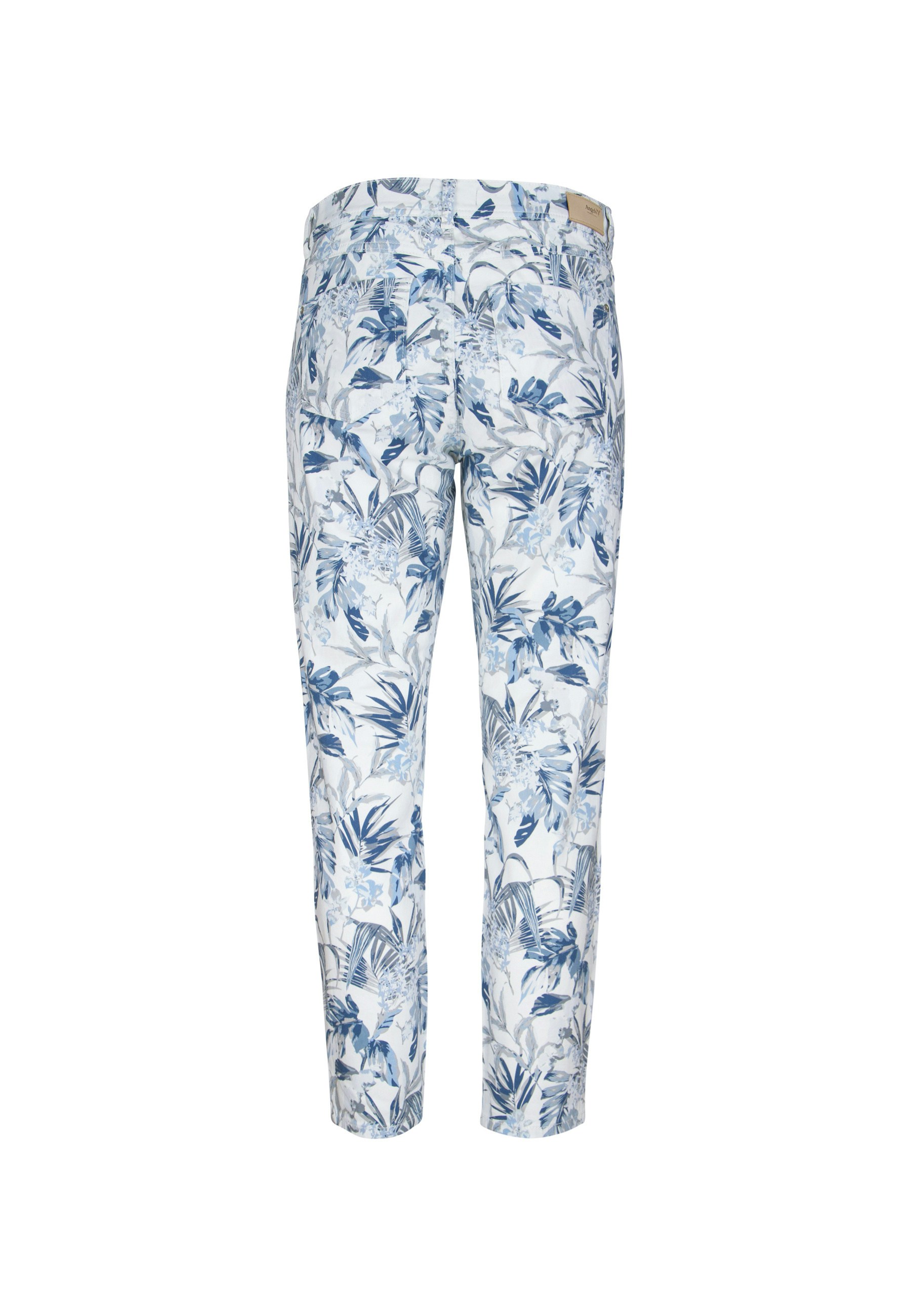 Jeans Ornella mit Palmen-Print
