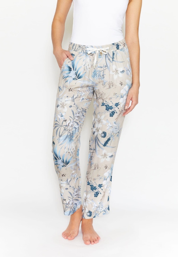 Elastic waist pants Louisa Jump Pleat