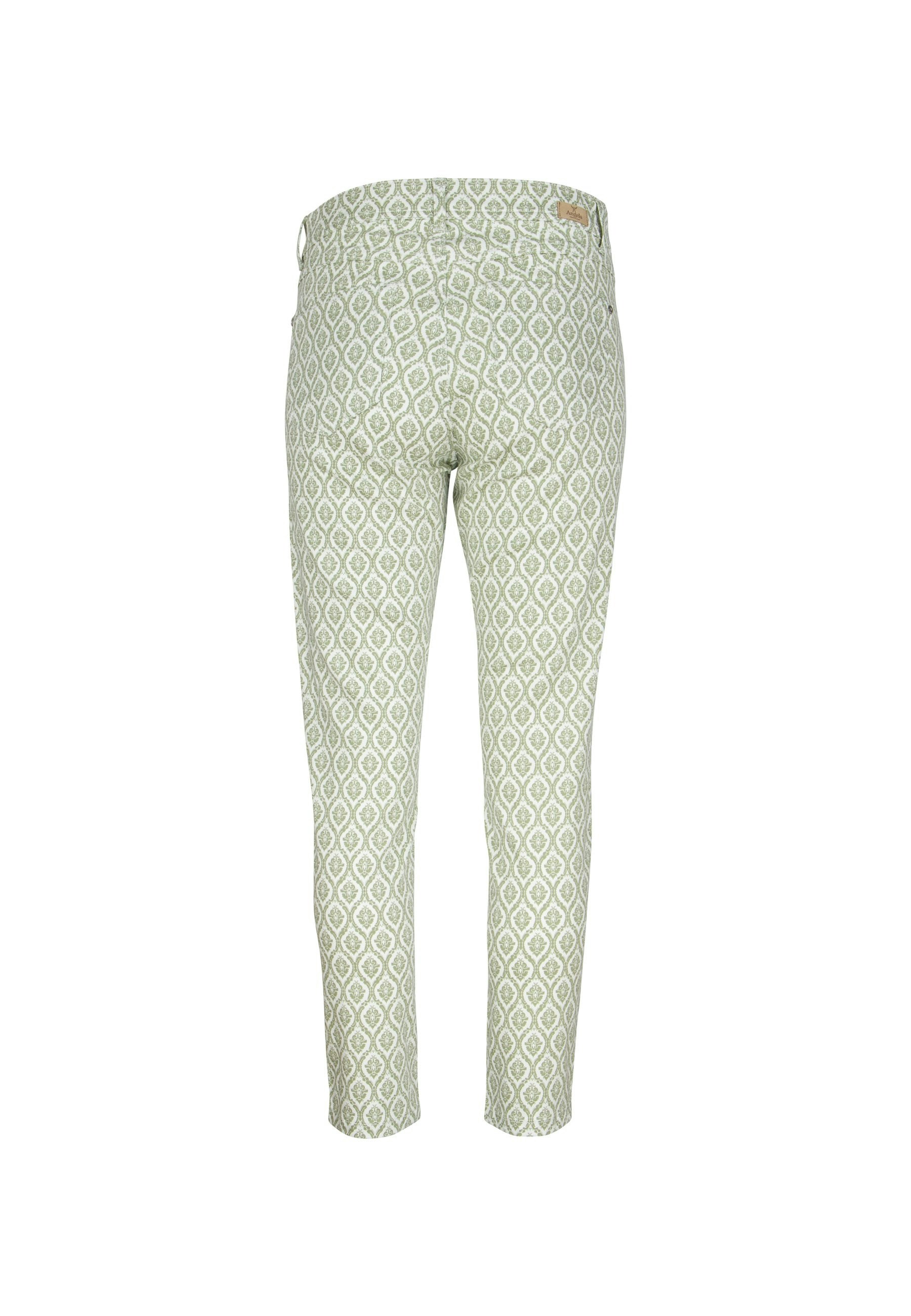 Hose Ornella mit Ornament Print