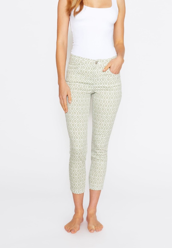 Hose Ornella mit Ornament Print